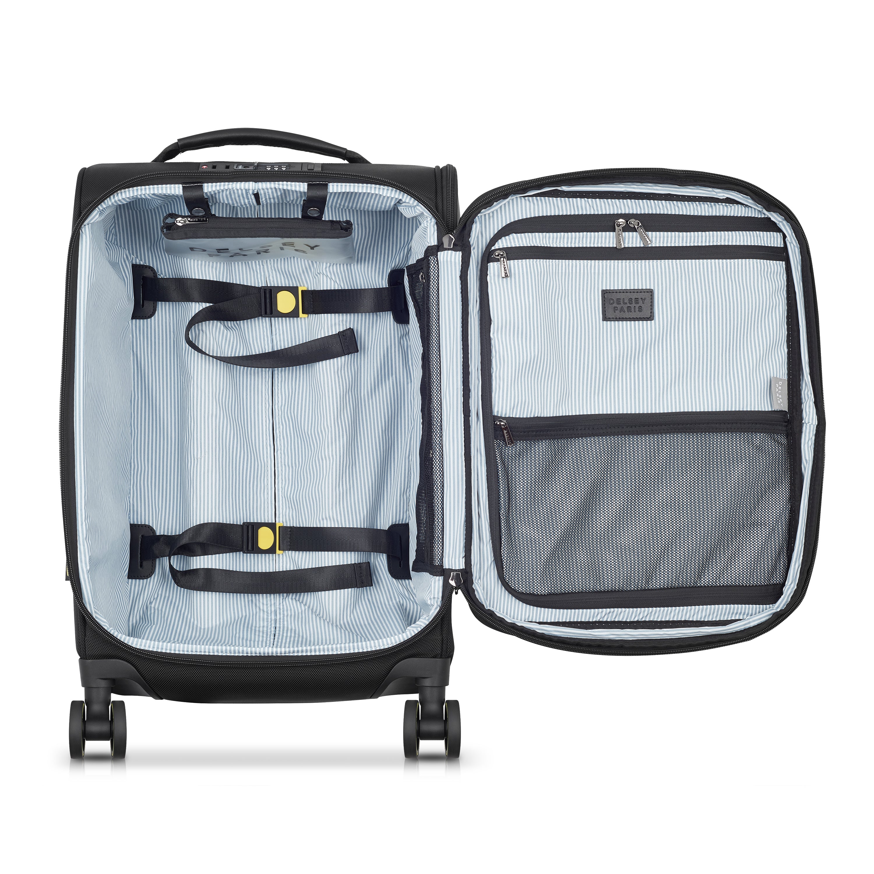 WAGRAM |  23-Inch Expandable Carry-On Suitcase, Black