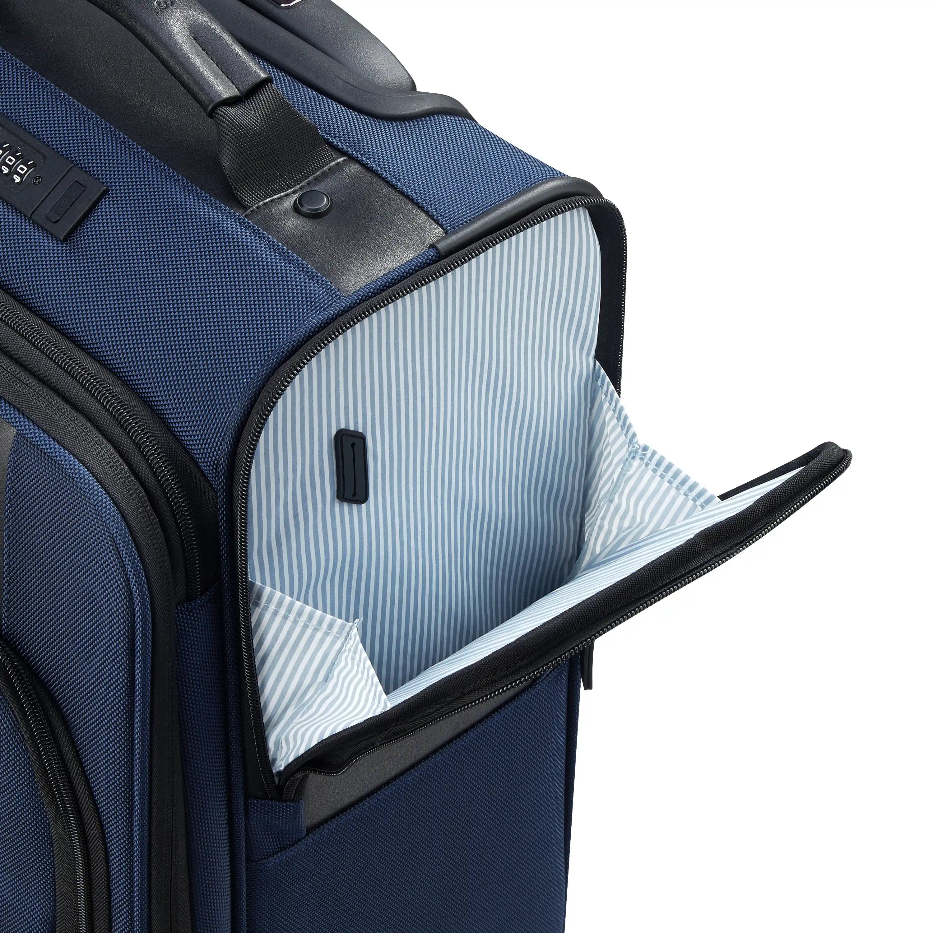 WAGRAM |  23-Inch Expandable Carry-On Suitcase, Navy