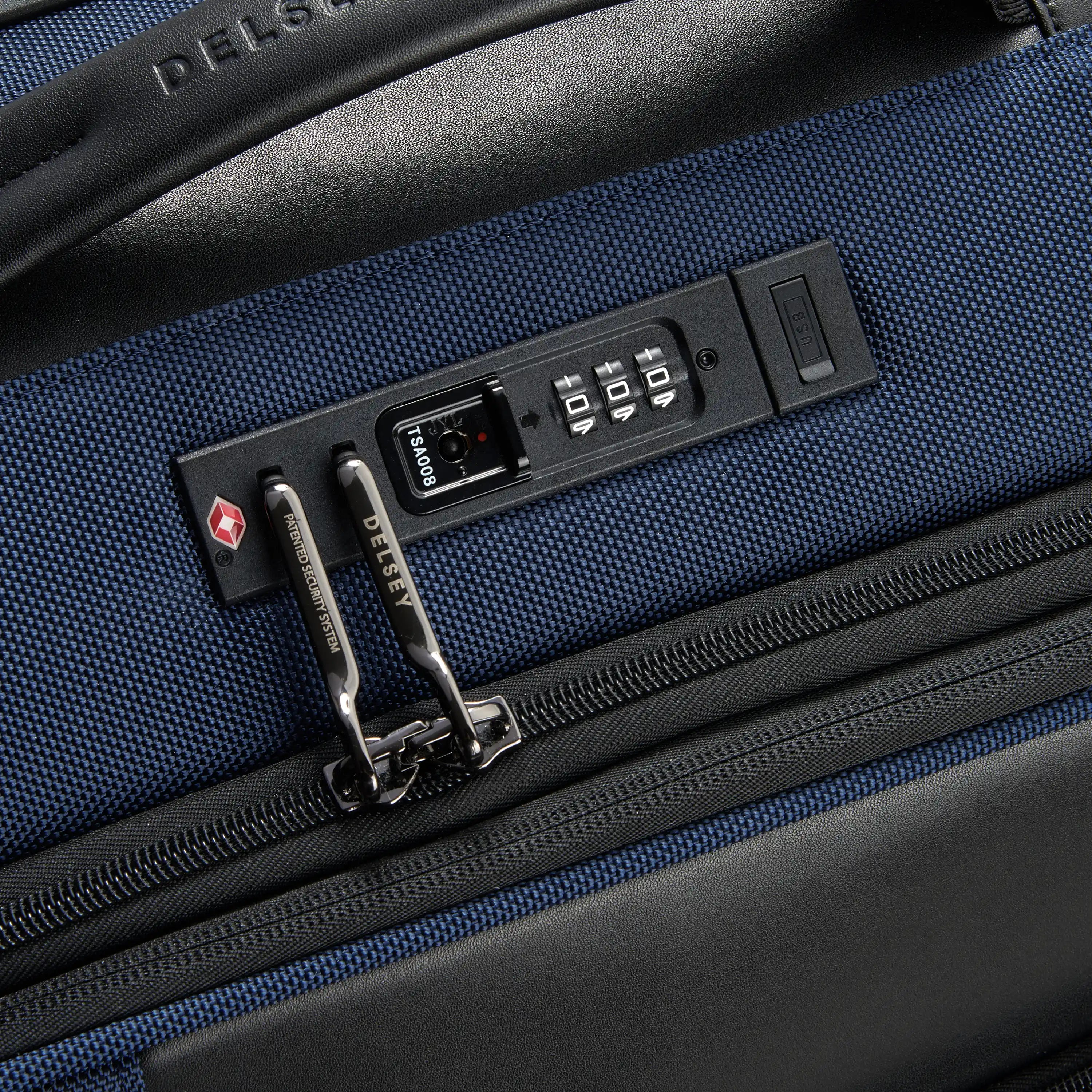 WAGRAM |  23-Inch Expandable Carry-On Suitcase, Navy