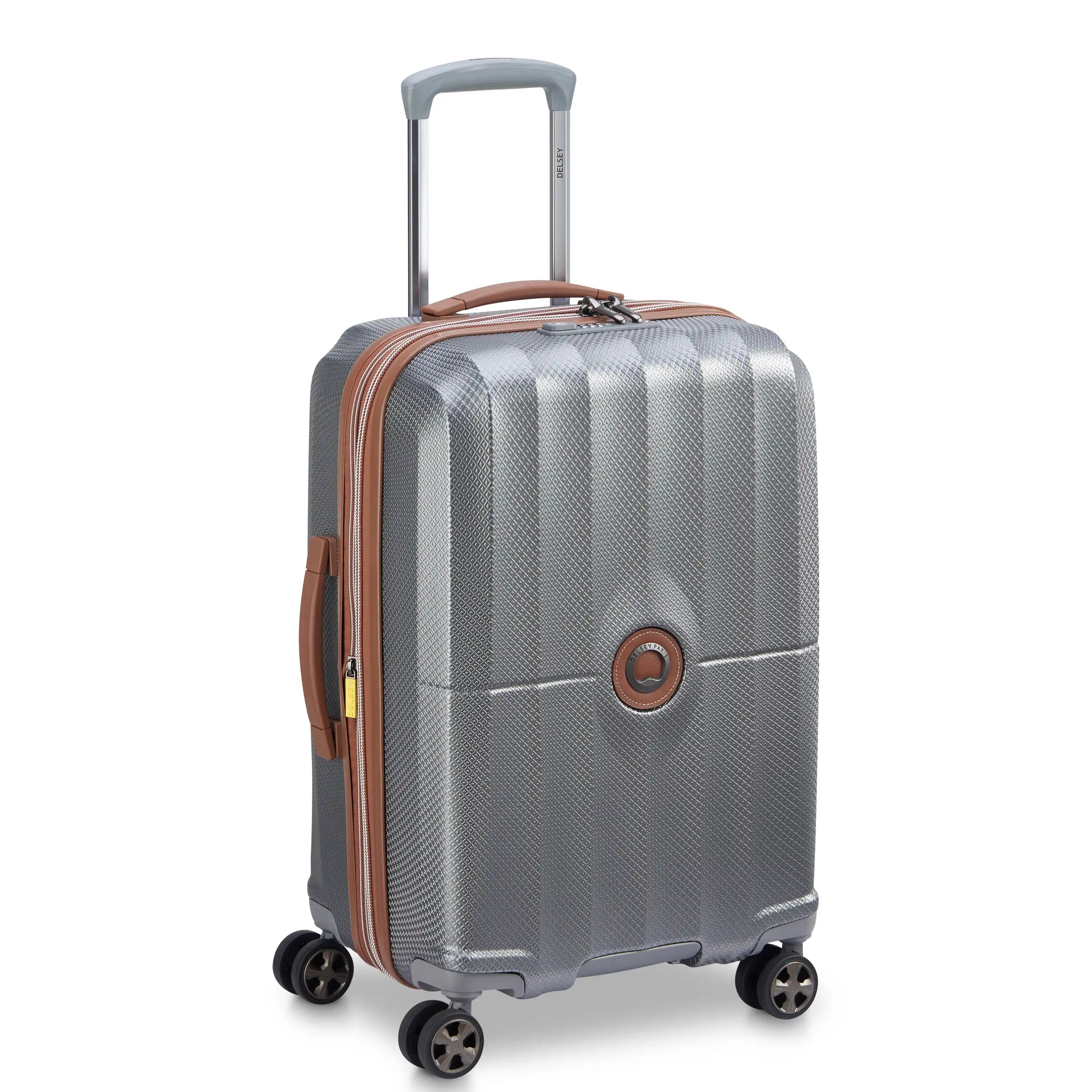 CARROUSEL| Valise Cabine Extensible 55 CM PLATINE
