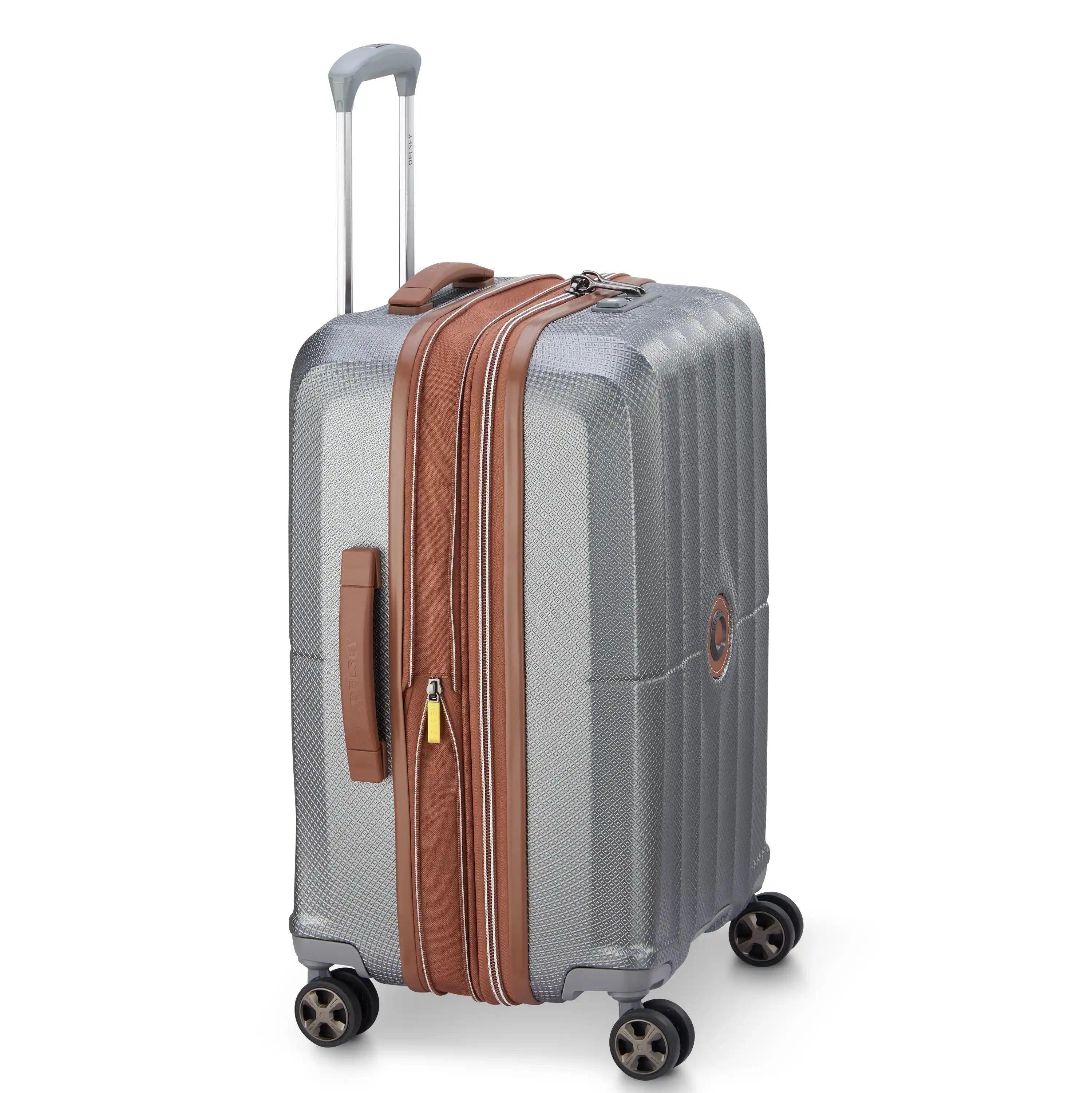 CARROUSEL| Valise Cabine Extensible 55 CM PLATINE
