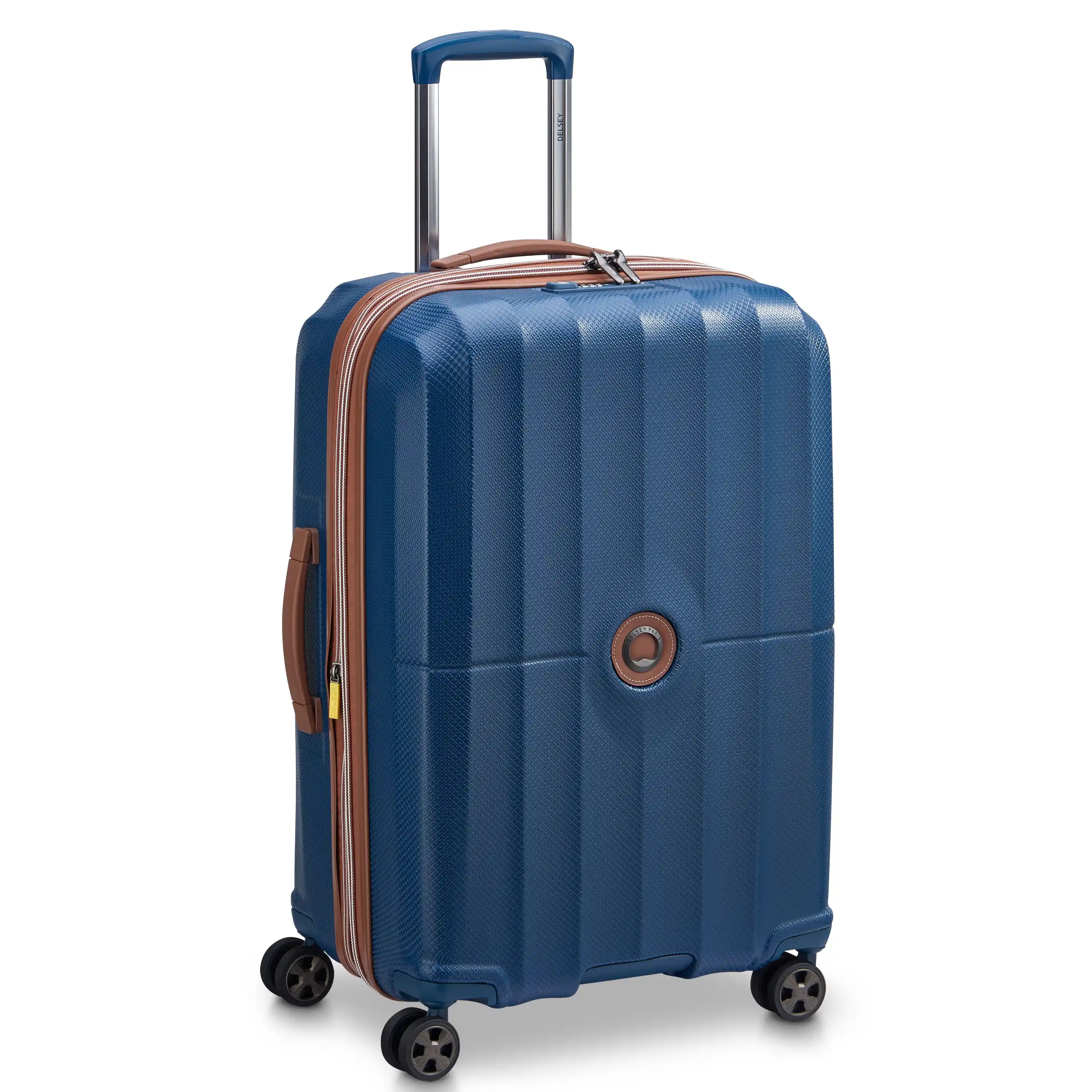 CARROUSEL| Valise Soute Extensible 68 CM BLEU MARINE