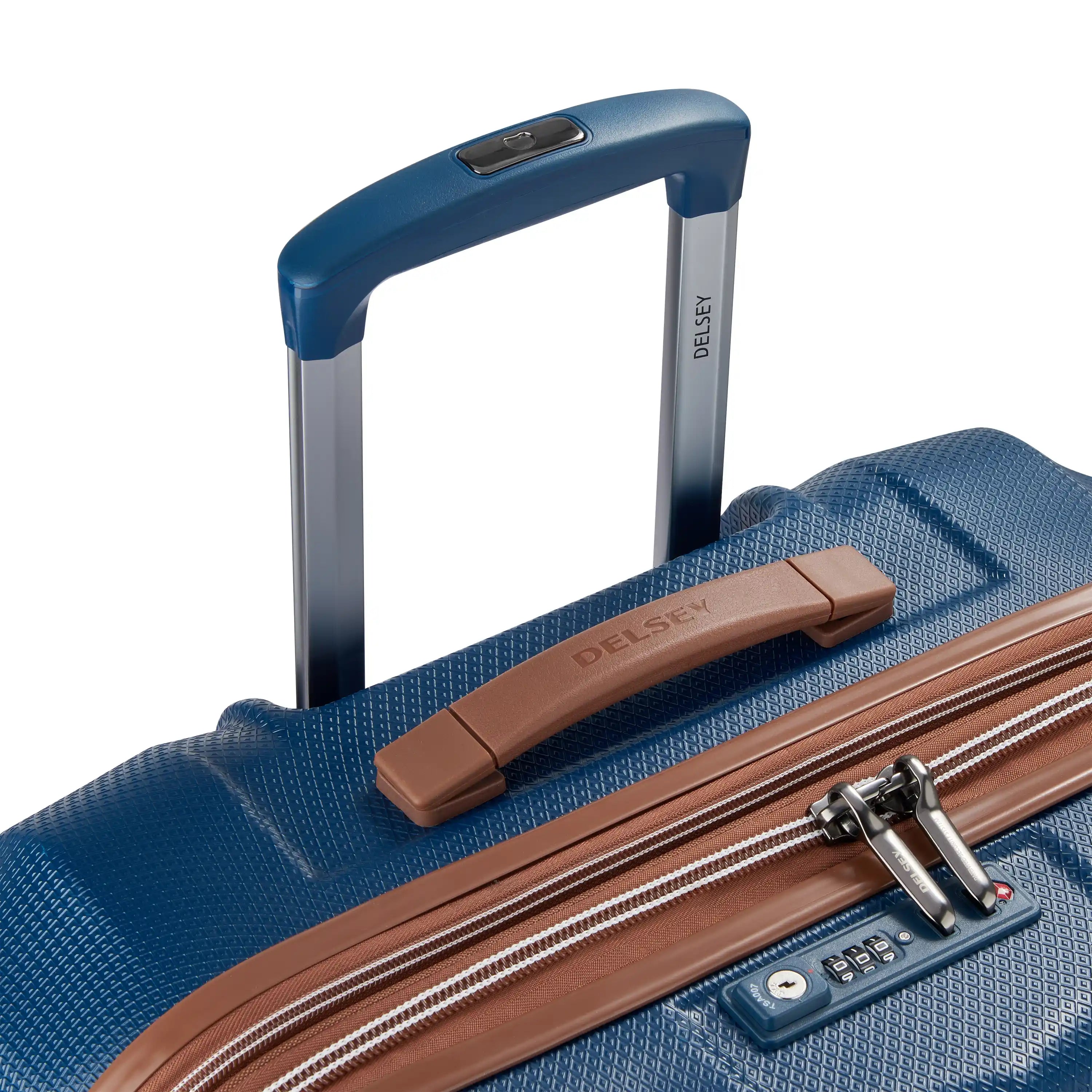 CARROUSEL| Valise Soute Extensible 76 CM BLEU MARINE