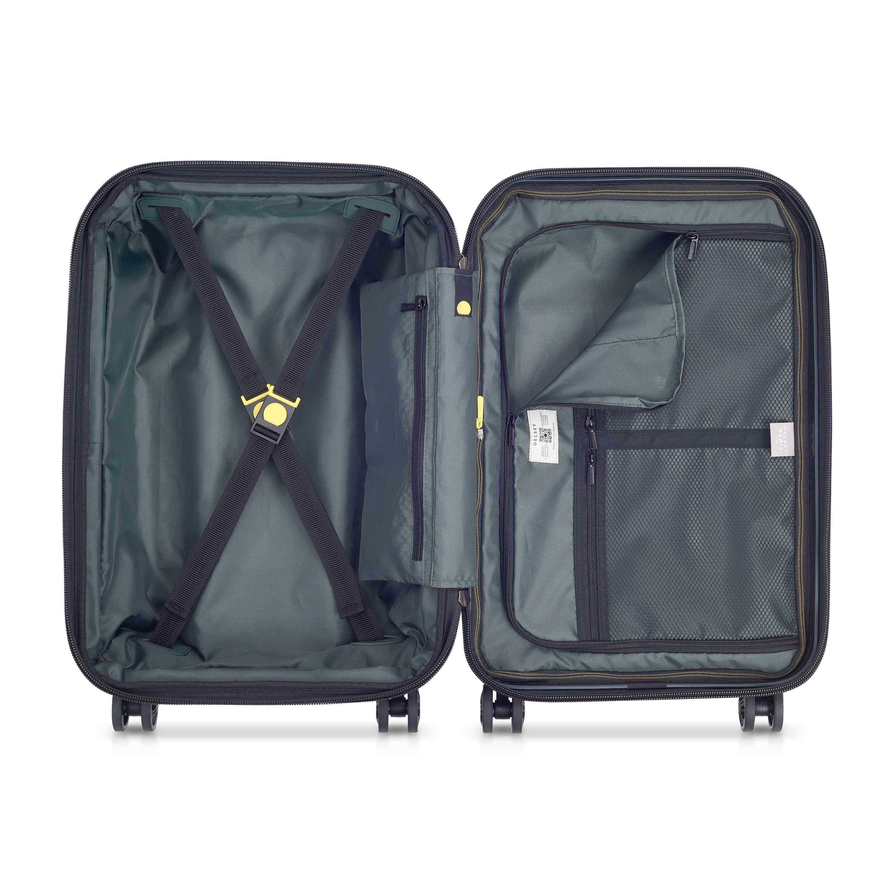 REMPART |  22-Inch Expandable Carry-On Suitcase, Chrome