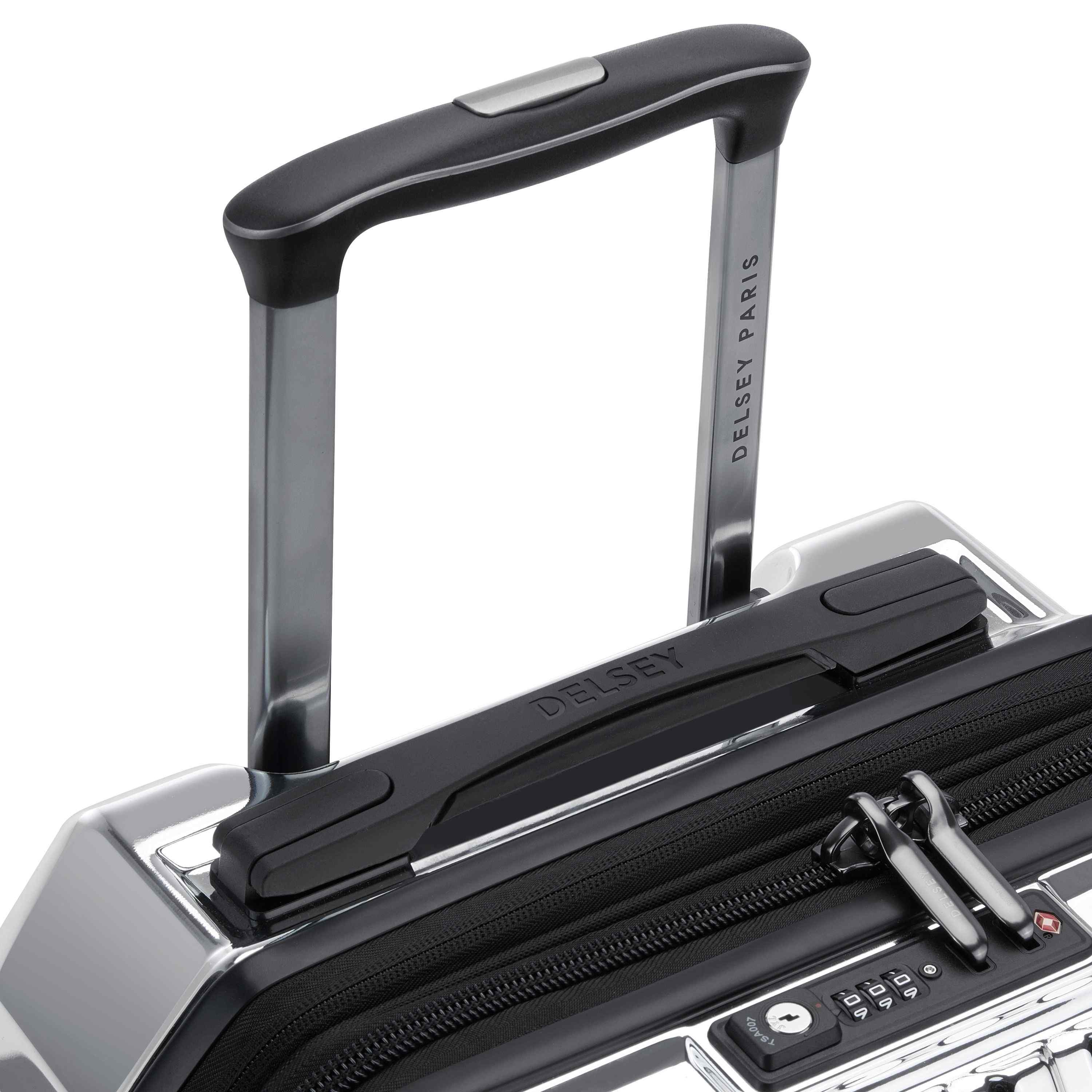 REMPART |  22-Inch Expandable Carry-On Suitcase, Chrome