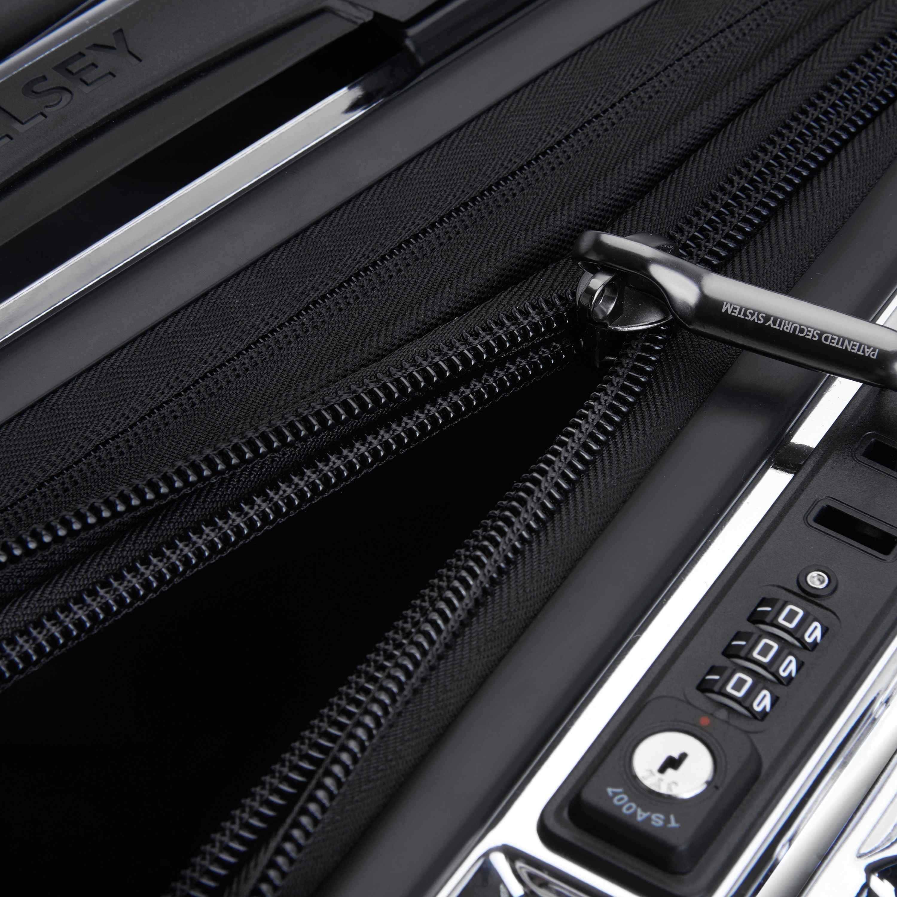 REMPART |  22-Inch Expandable Carry-On Suitcase, Chrome