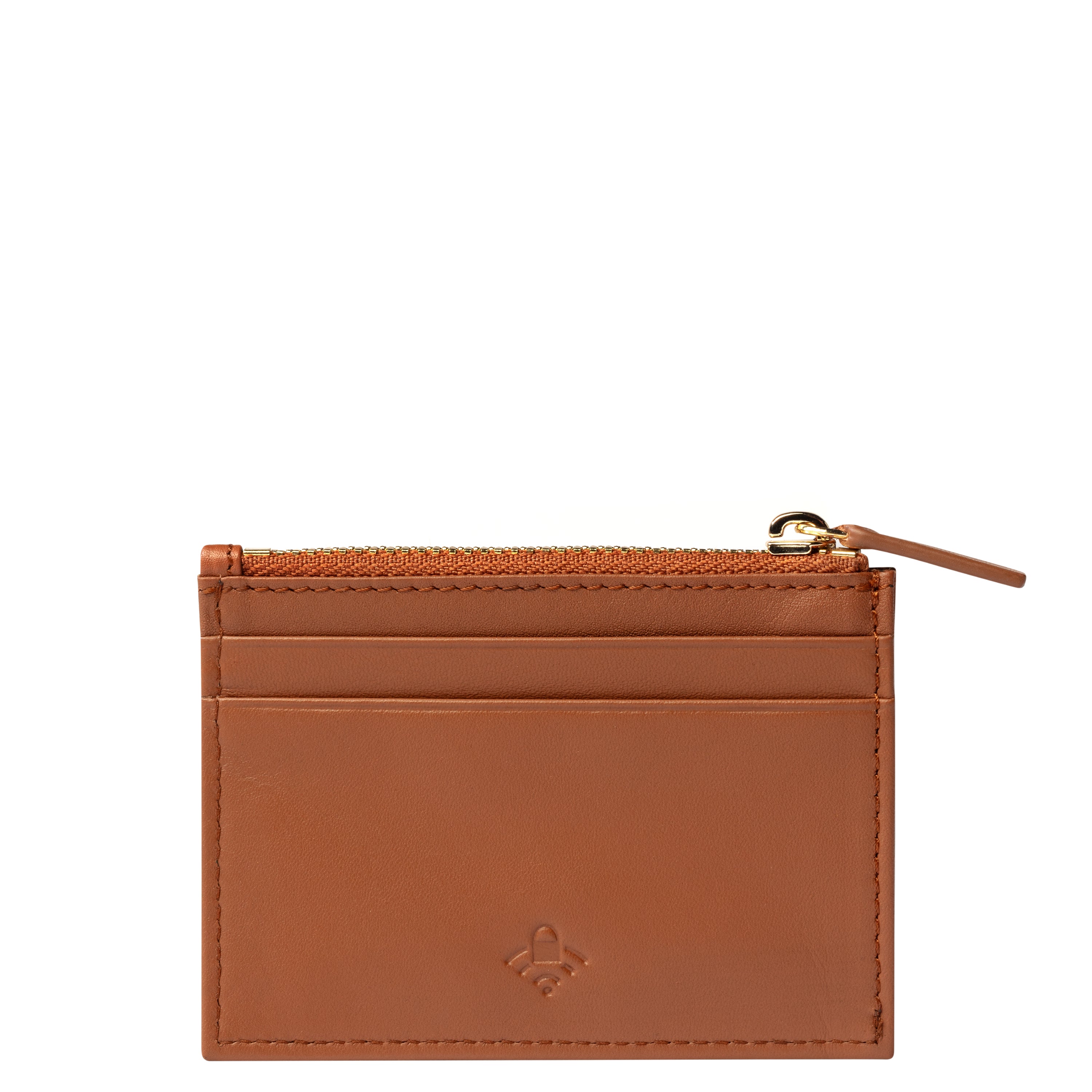 LE CUIR LISSE |  Leather Coin Purse, Cognac