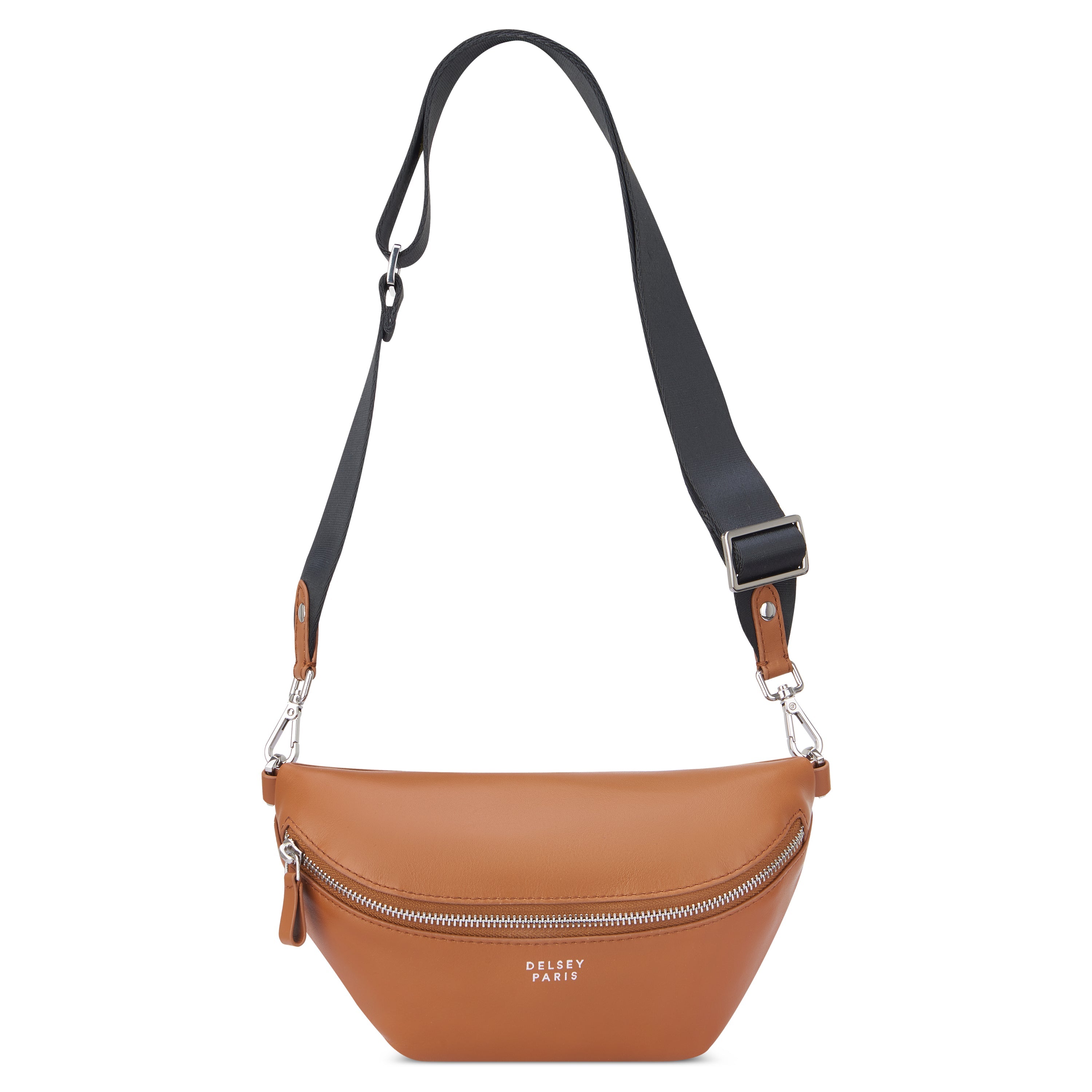 LE CUIR LISSE |  Leather Belt Bag, Cognac