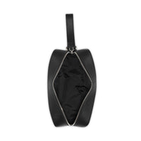 LE CUIR GRAINE | Leather Toiletry Bag, Black