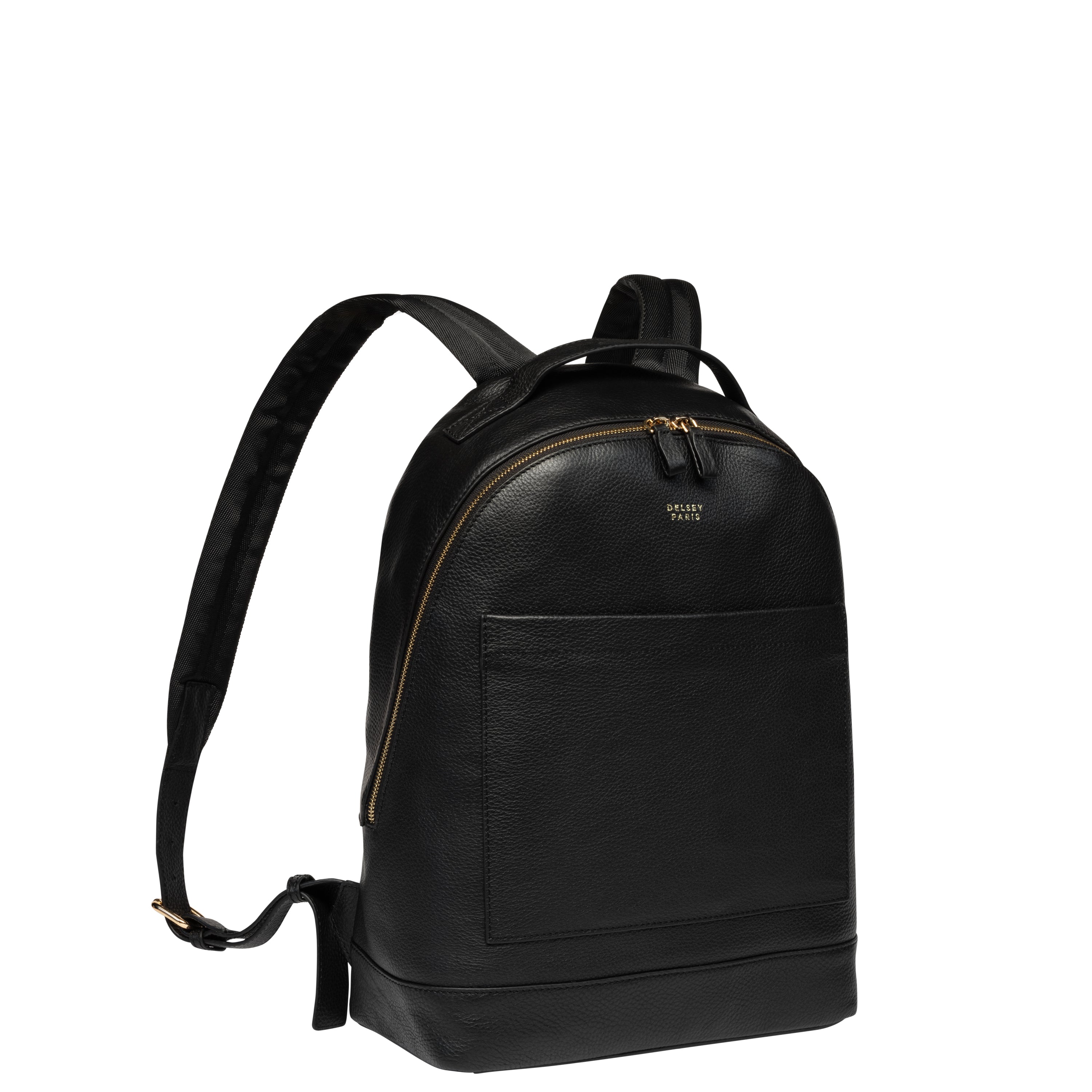 LE CUIR GRAINE |  Leather Backpack, Black
