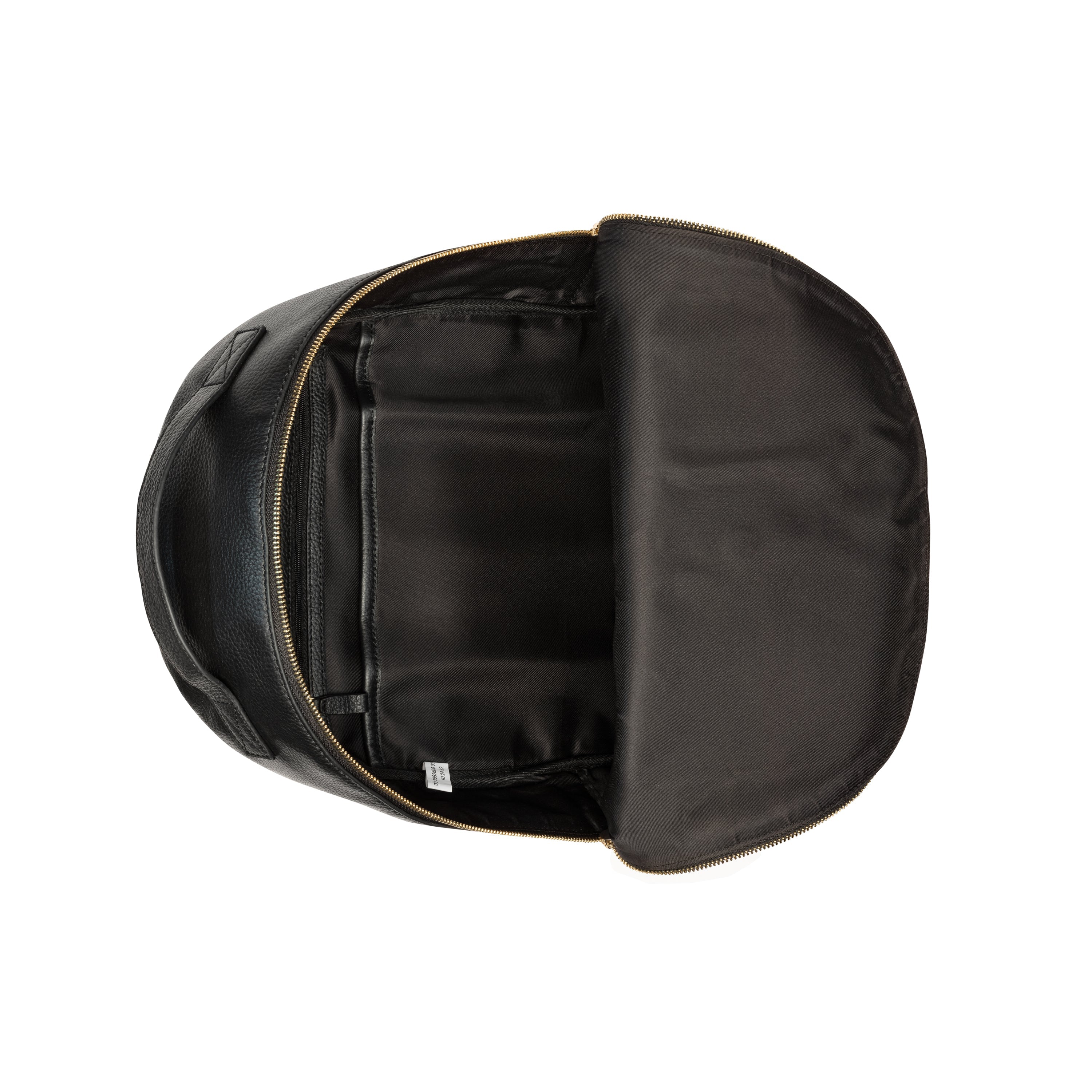 LE CUIR GRAINE |  Leather Backpack, Black