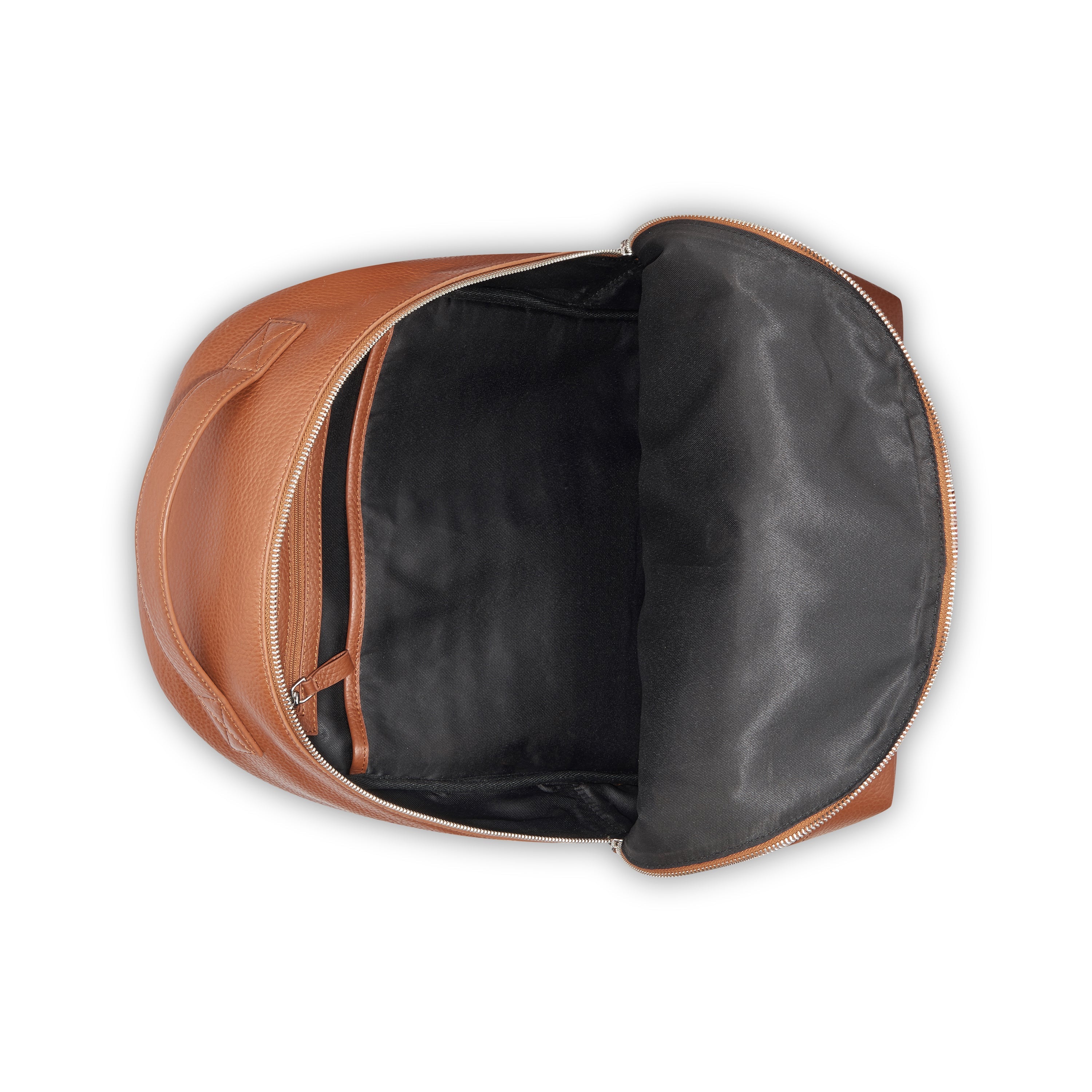 LE CUIR GRAINE |  Leather Backpack, Cognac