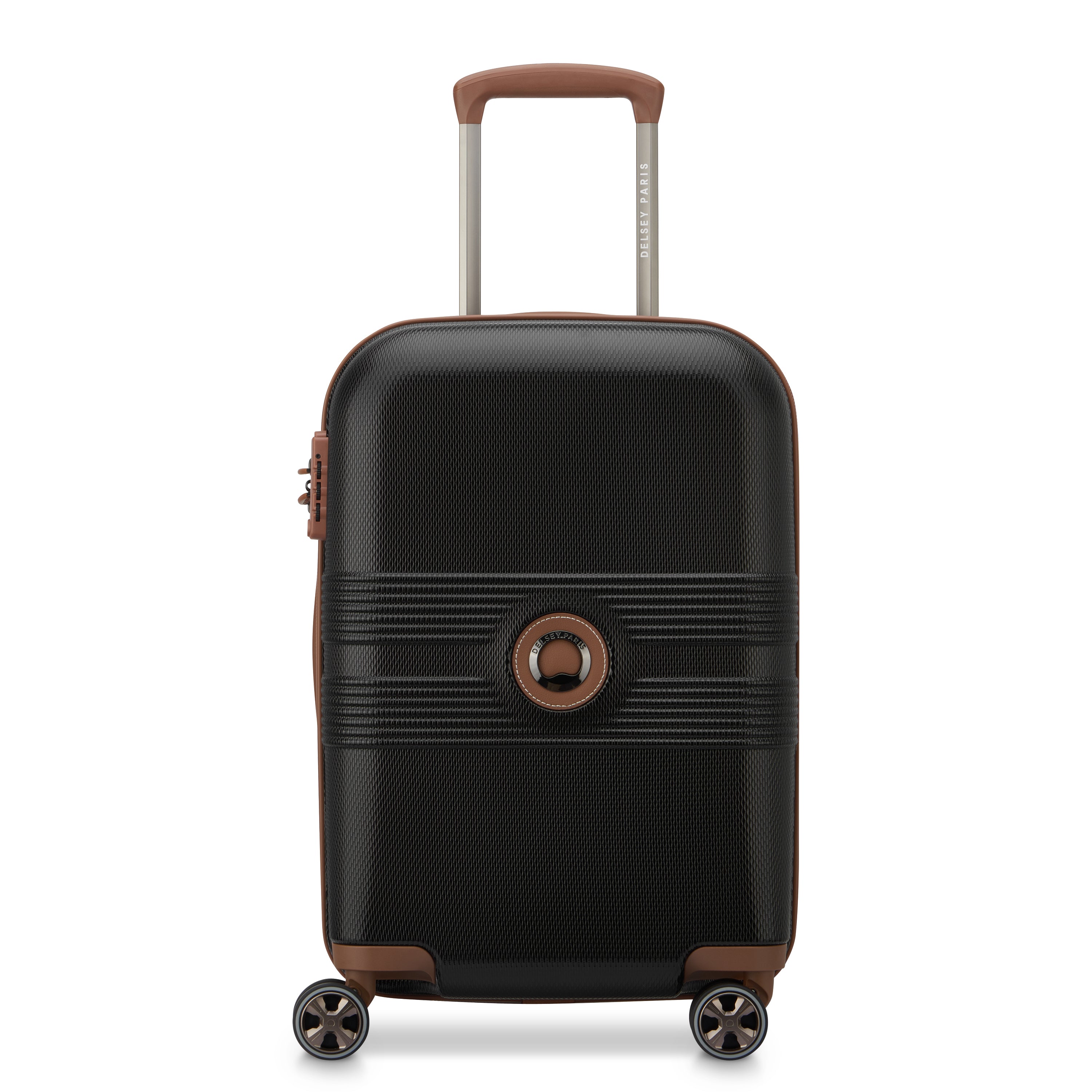FLANERIE SE | 21-Inch Carry-On Suitcase, Black brown