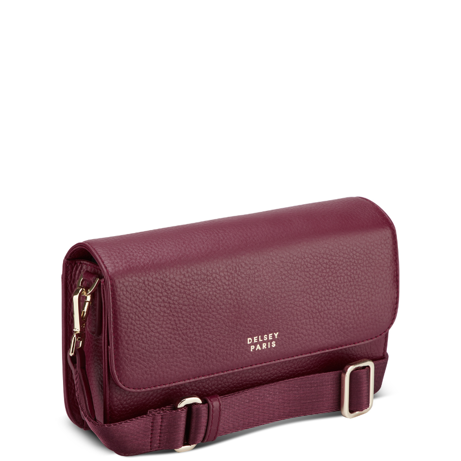 LE CUIR GRAINE| Sac Bandoullière en Cuir BORDEAUX