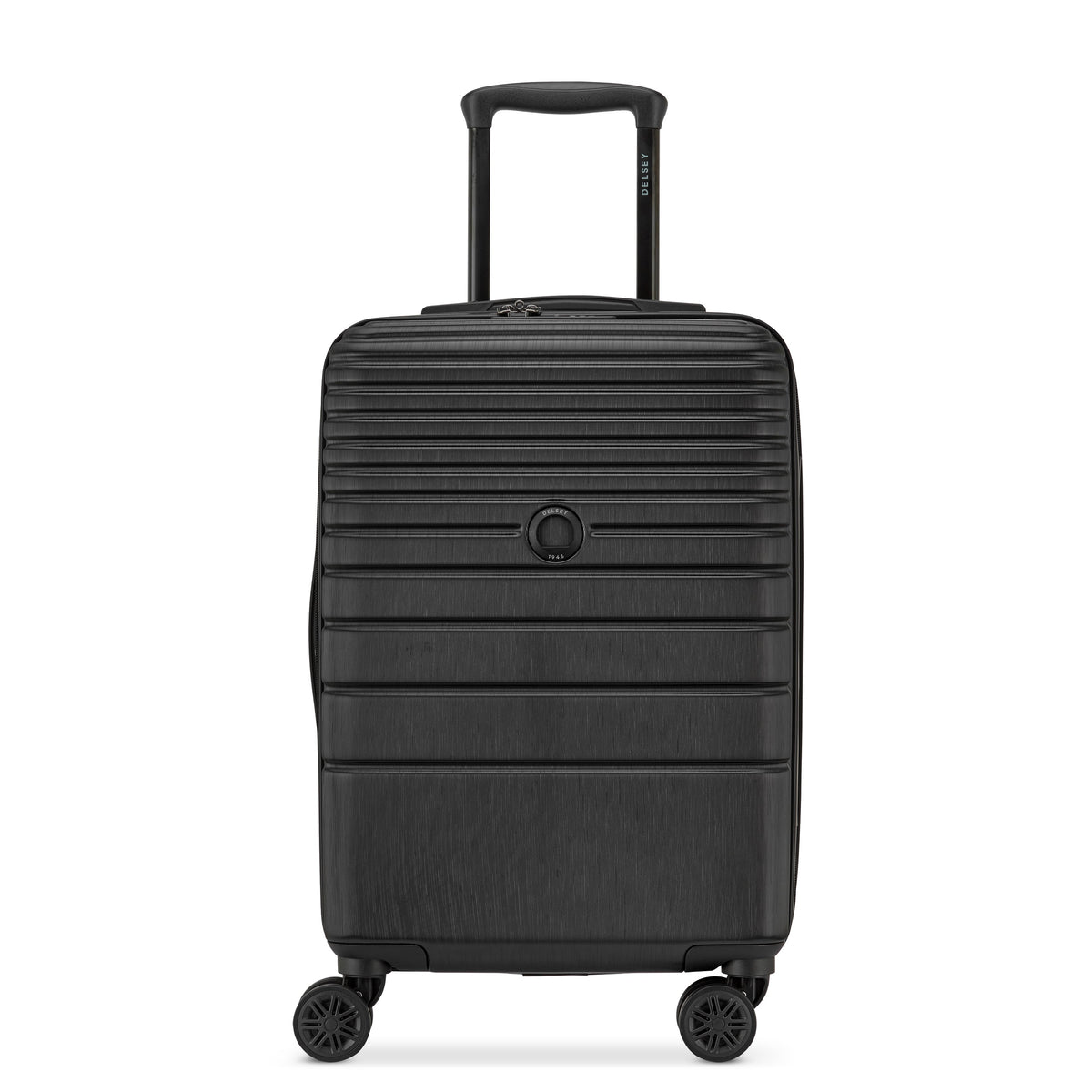COSMIQUE 23-Inch Expandable Carry-On Suitcase, Black