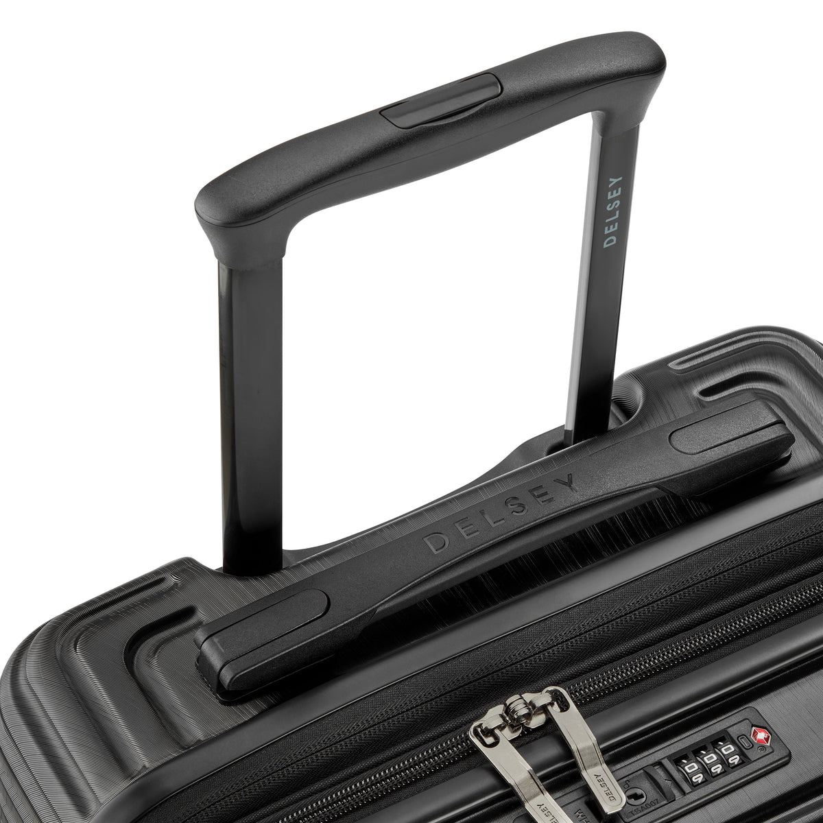 COSMIQUE 23-Inch Expandable Carry-On Suitcase, Black