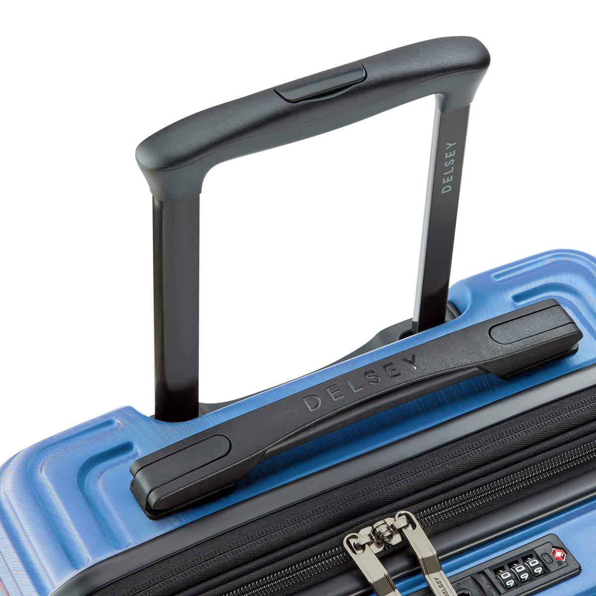 COSMIQUE 23-Inch Expandable Carry-On Suitcase, Light blue