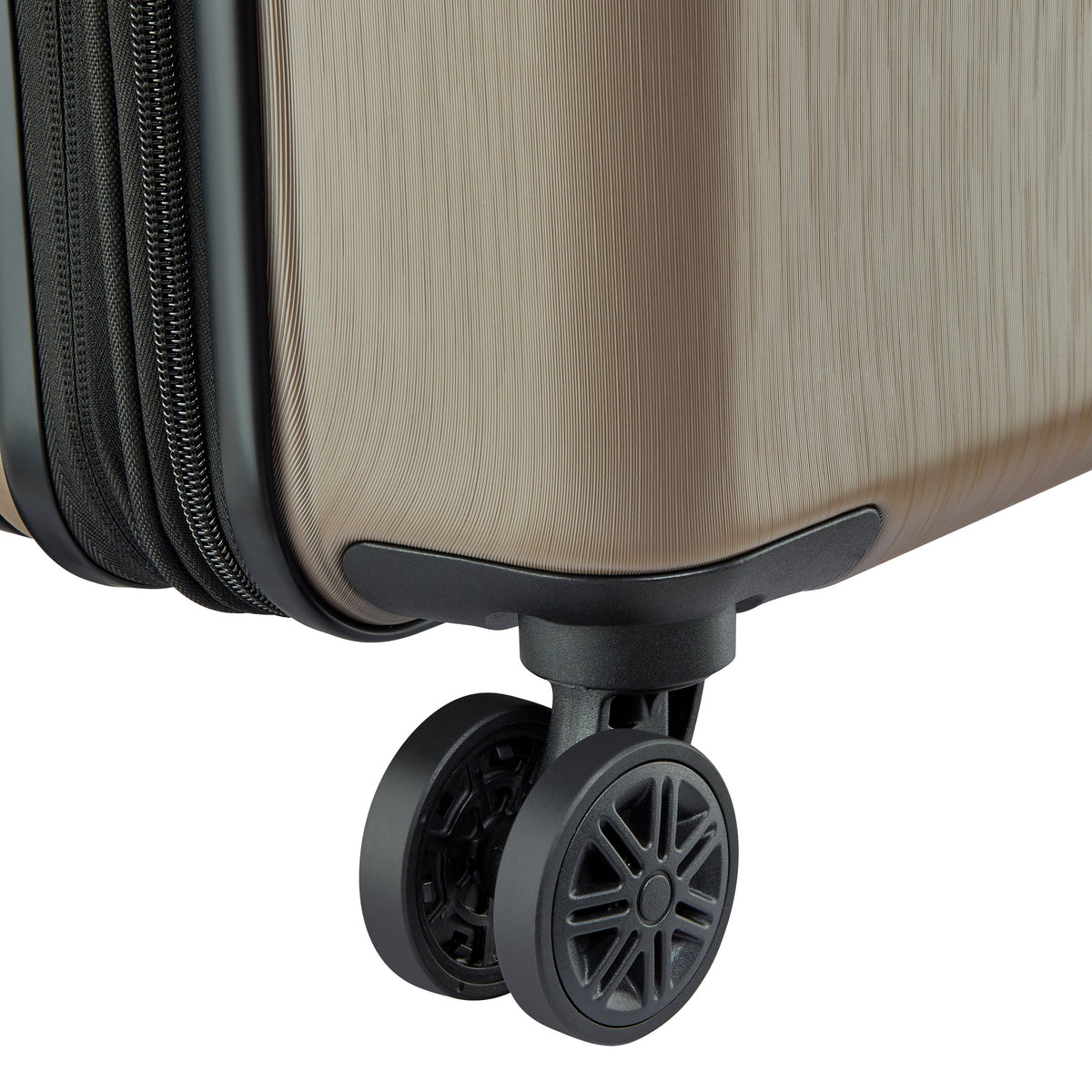 COSMIQUE 23-Inch Expandable Carry-On Suitcase, Beige