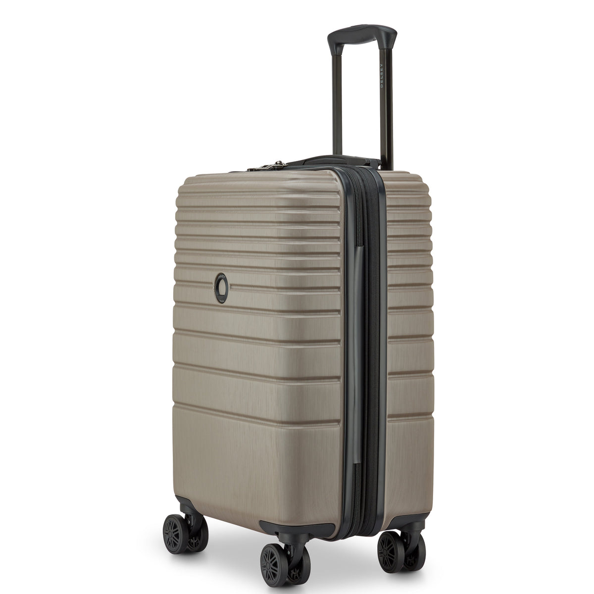 COSMIQUE 23-Inch Expandable Carry-On Suitcase, Beige