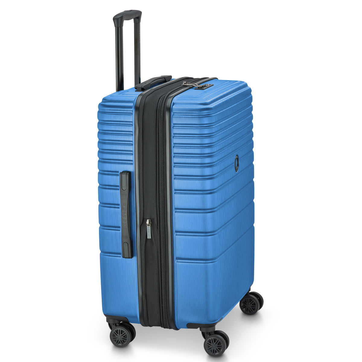 ALEXANDRA| Valise Soute Extensible 68 CM BLEU CLAIR