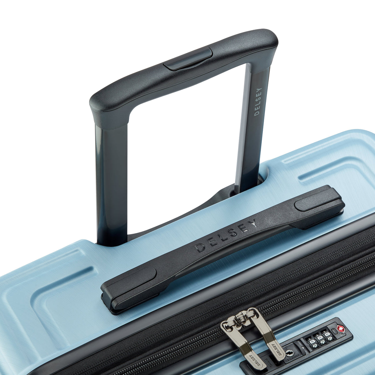 ALEXANDRA| Valise Soute Extensible 68 CM BLEU CLAIR