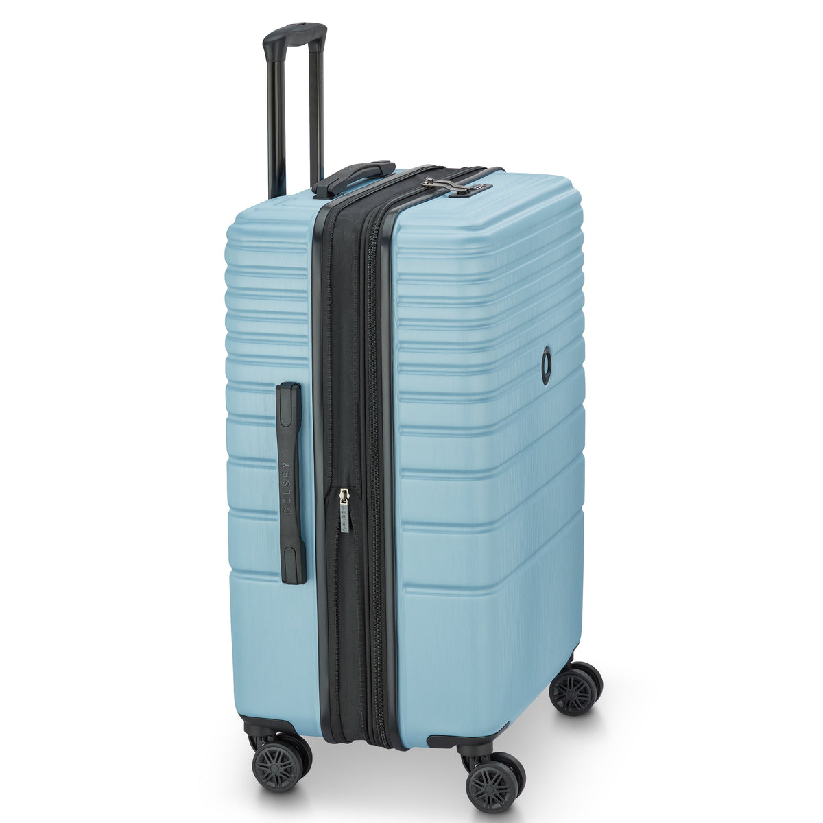ALEXANDRA| Valise Soute Extensible 68 CM BLEU CLAIR