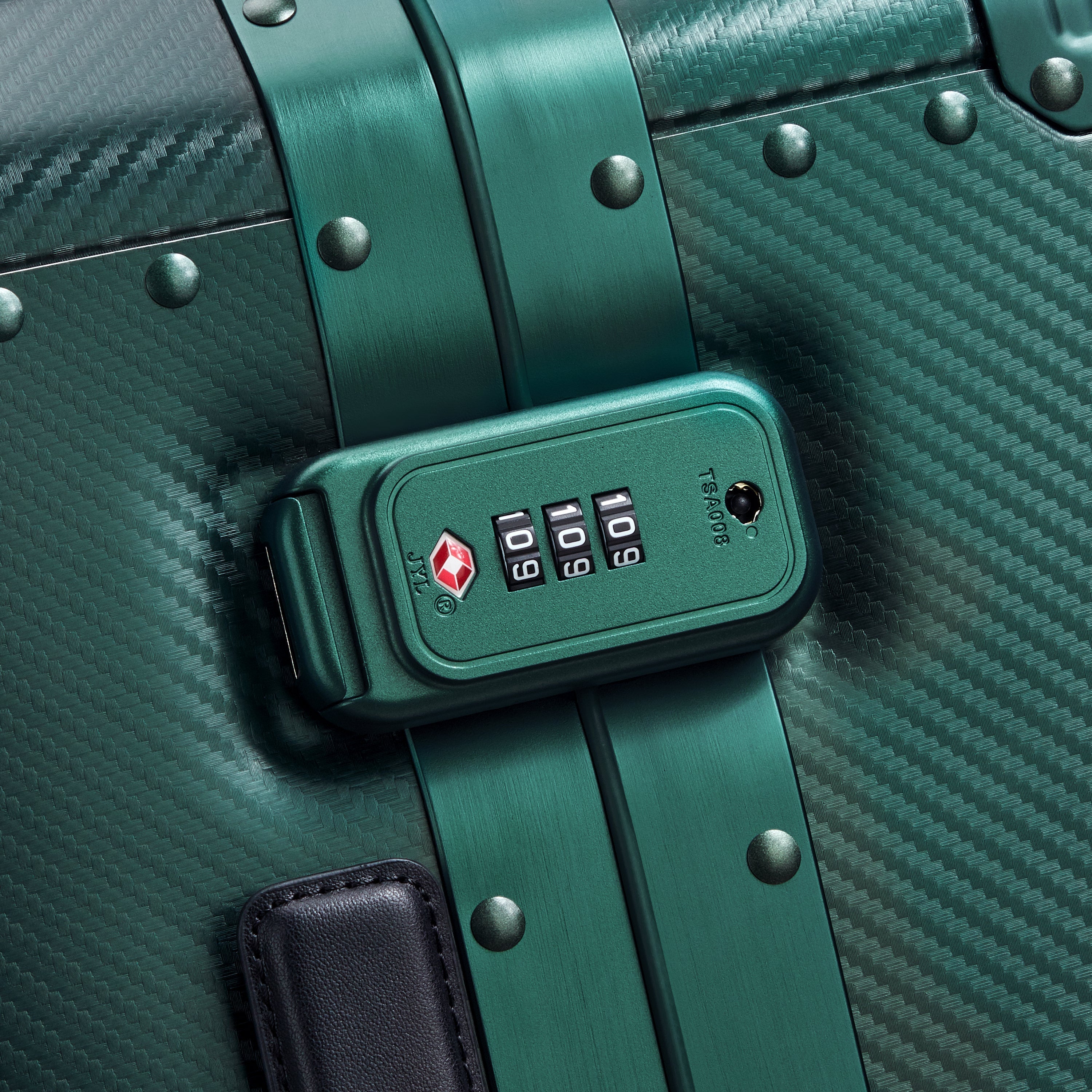 ALU'R| Valise Cabine Aluminium 48 CM VERT
