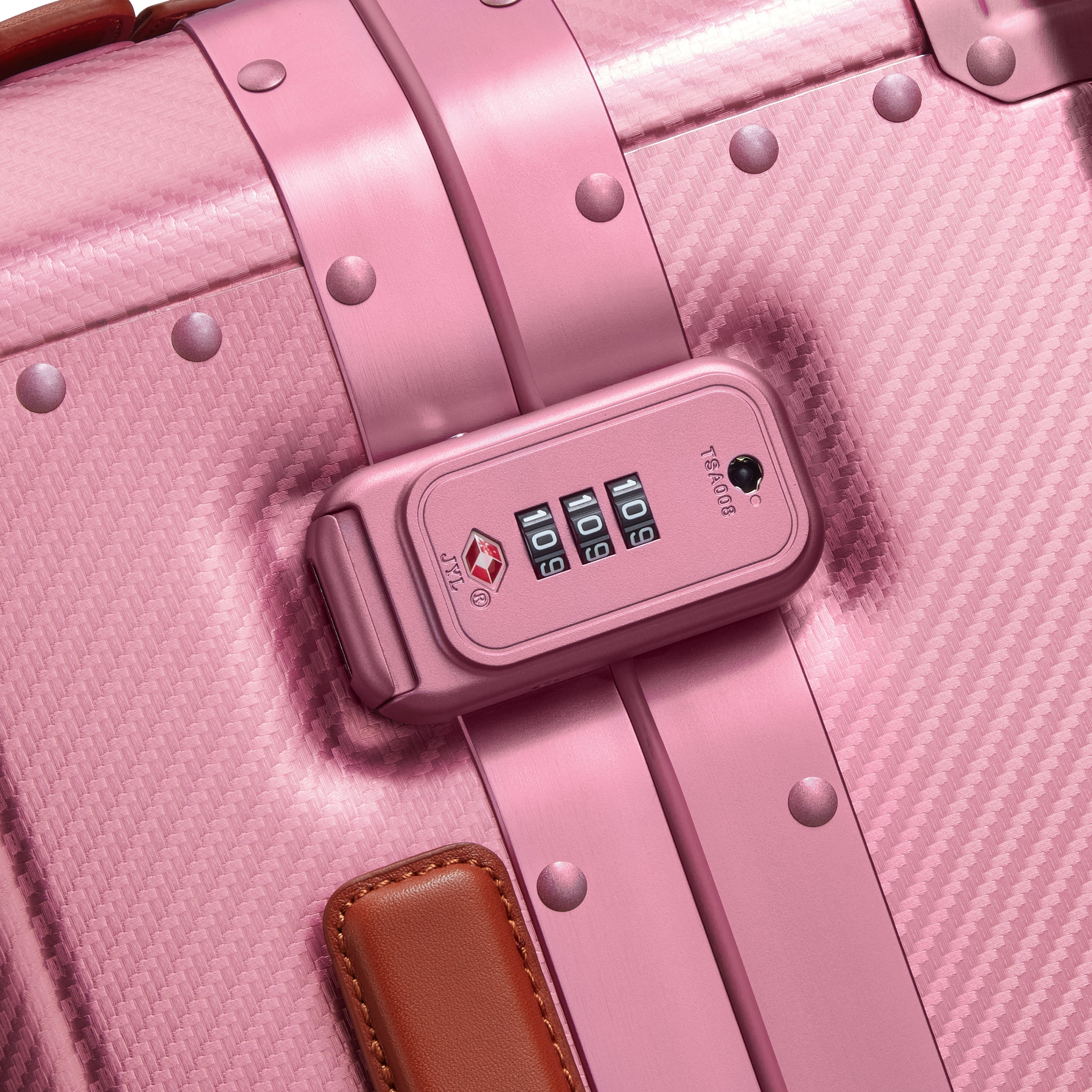 ALU'R| Valise Cabine Aluminium 48 CM ROSE