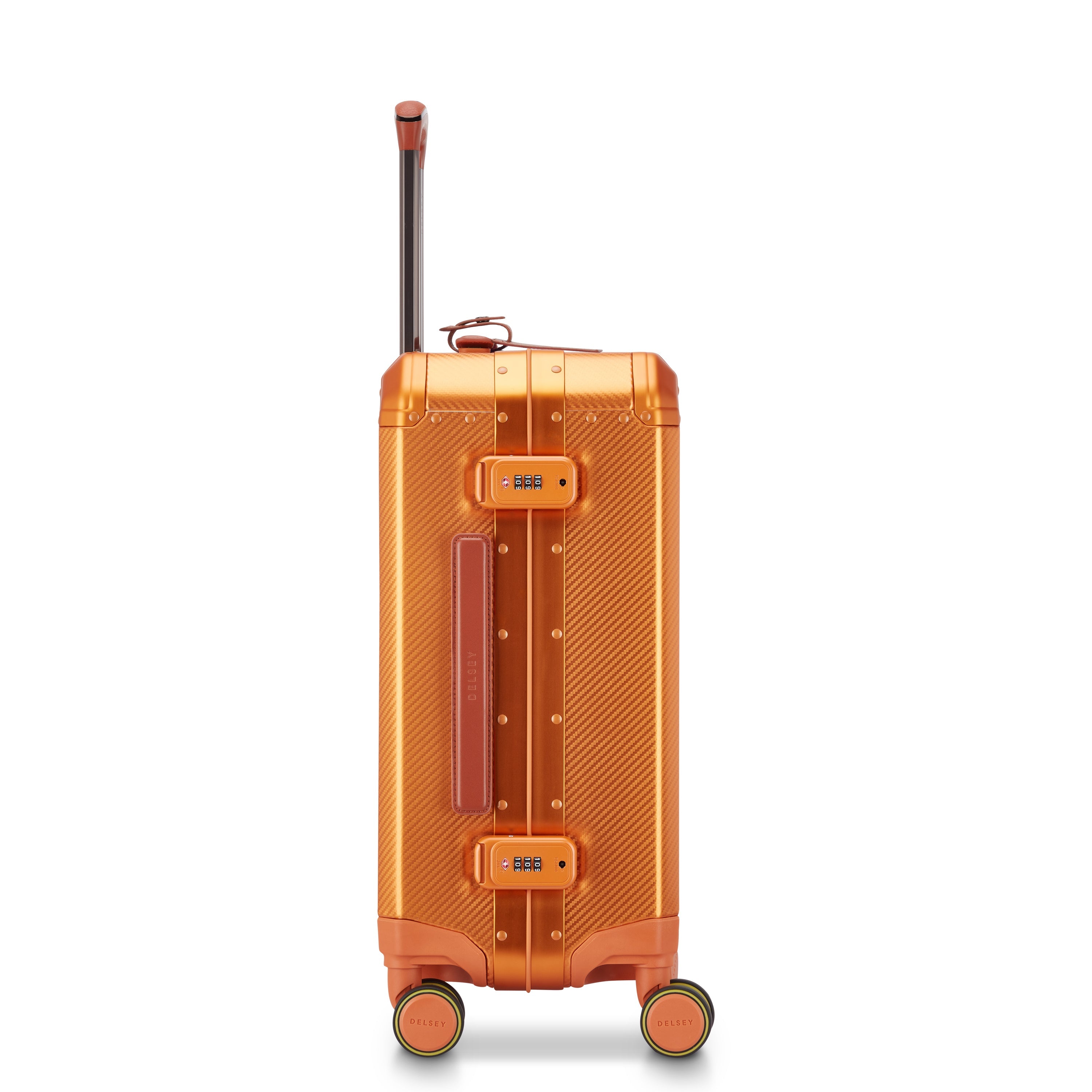 ALU'R | 19-Inch Aluminum Carry-On Suitcase, Orange