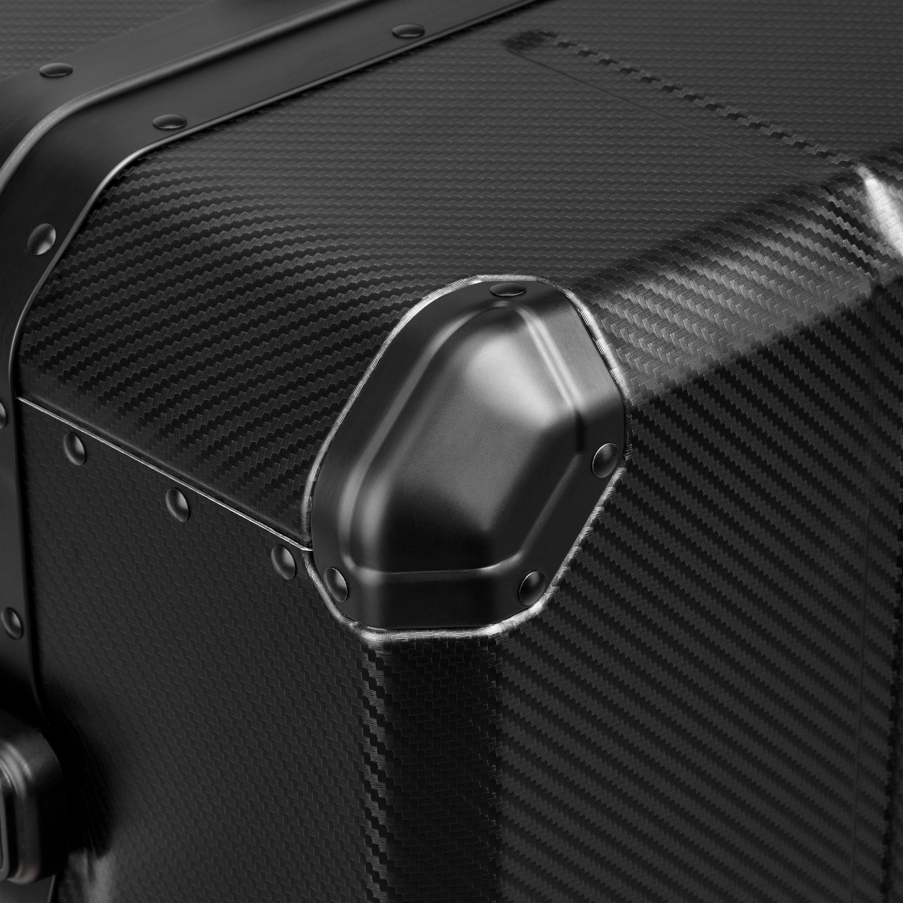 ALU'R| Valise Soute Aluminium 71 CM NOIR
