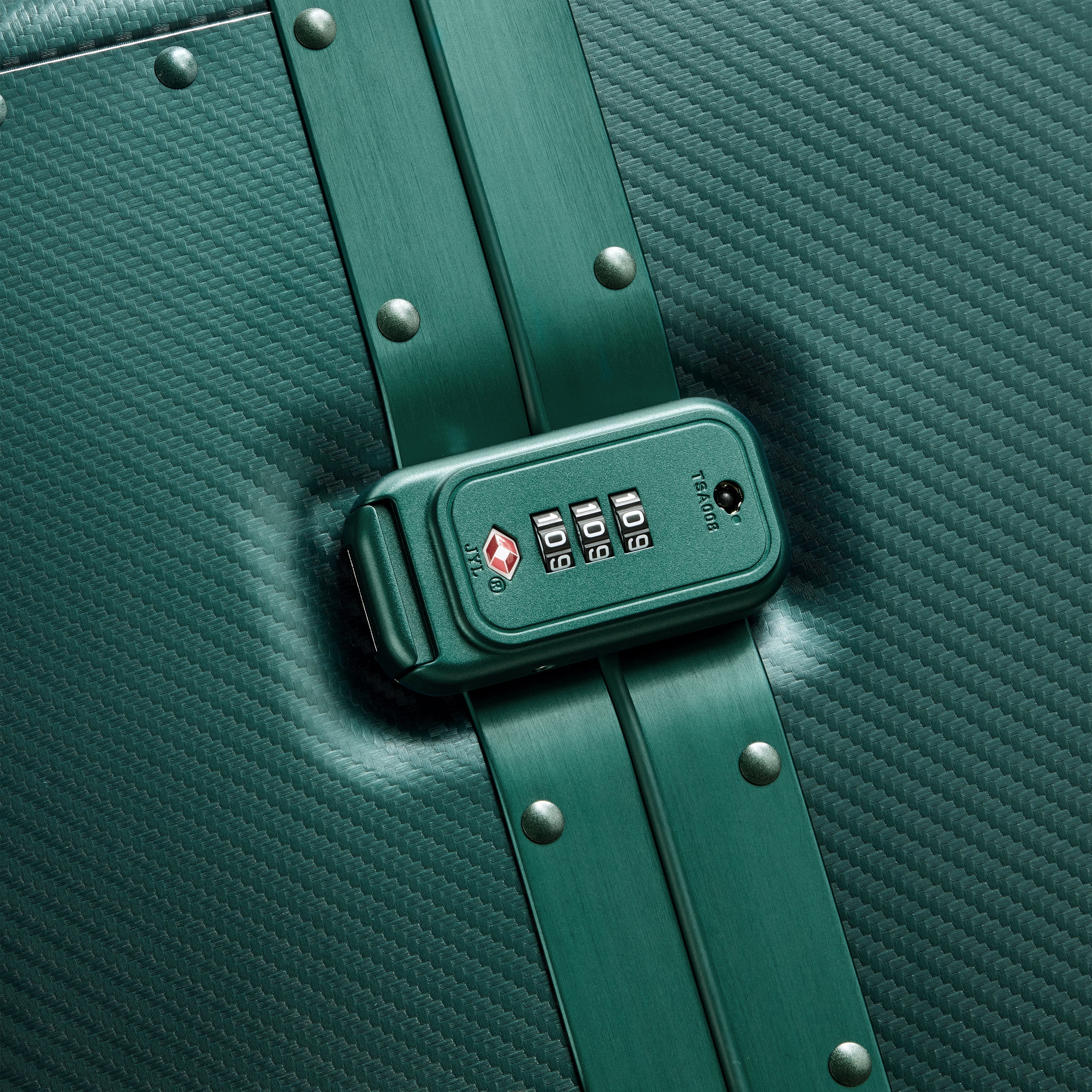 ALU'R| Valise Soute Aluminium 71 CM VERT
