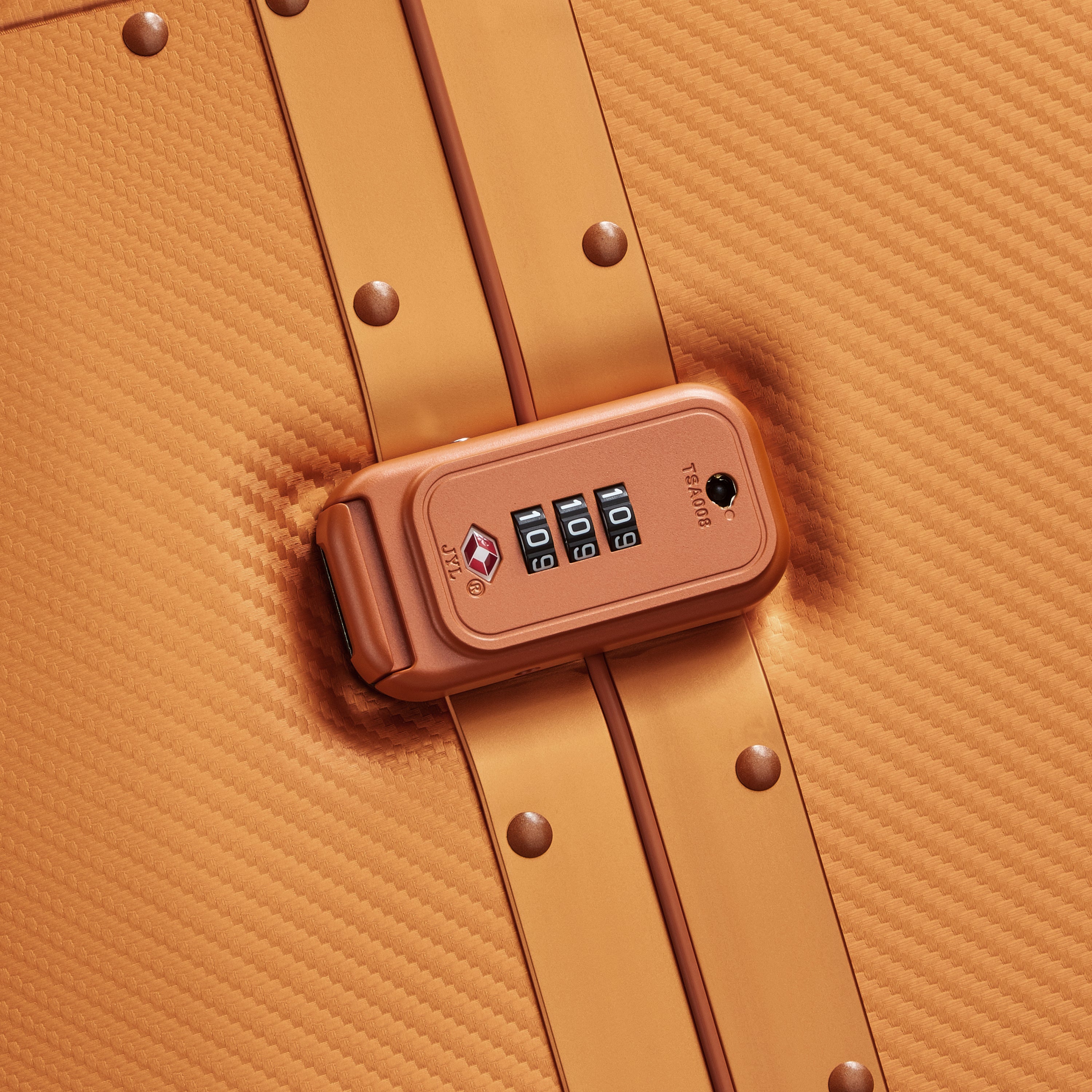 ALU'R| Valise Soute Aluminium 71 CM ORANGE