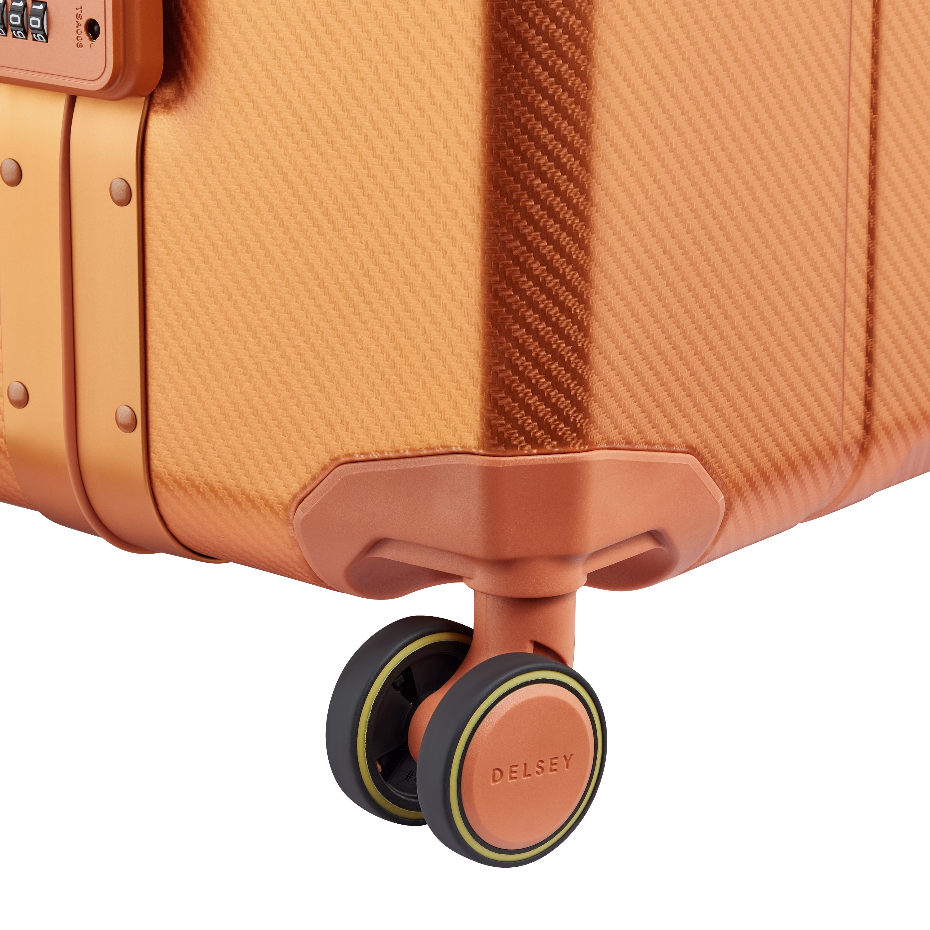 ALU'R| Valise Soute Aluminium 71 CM ORANGE