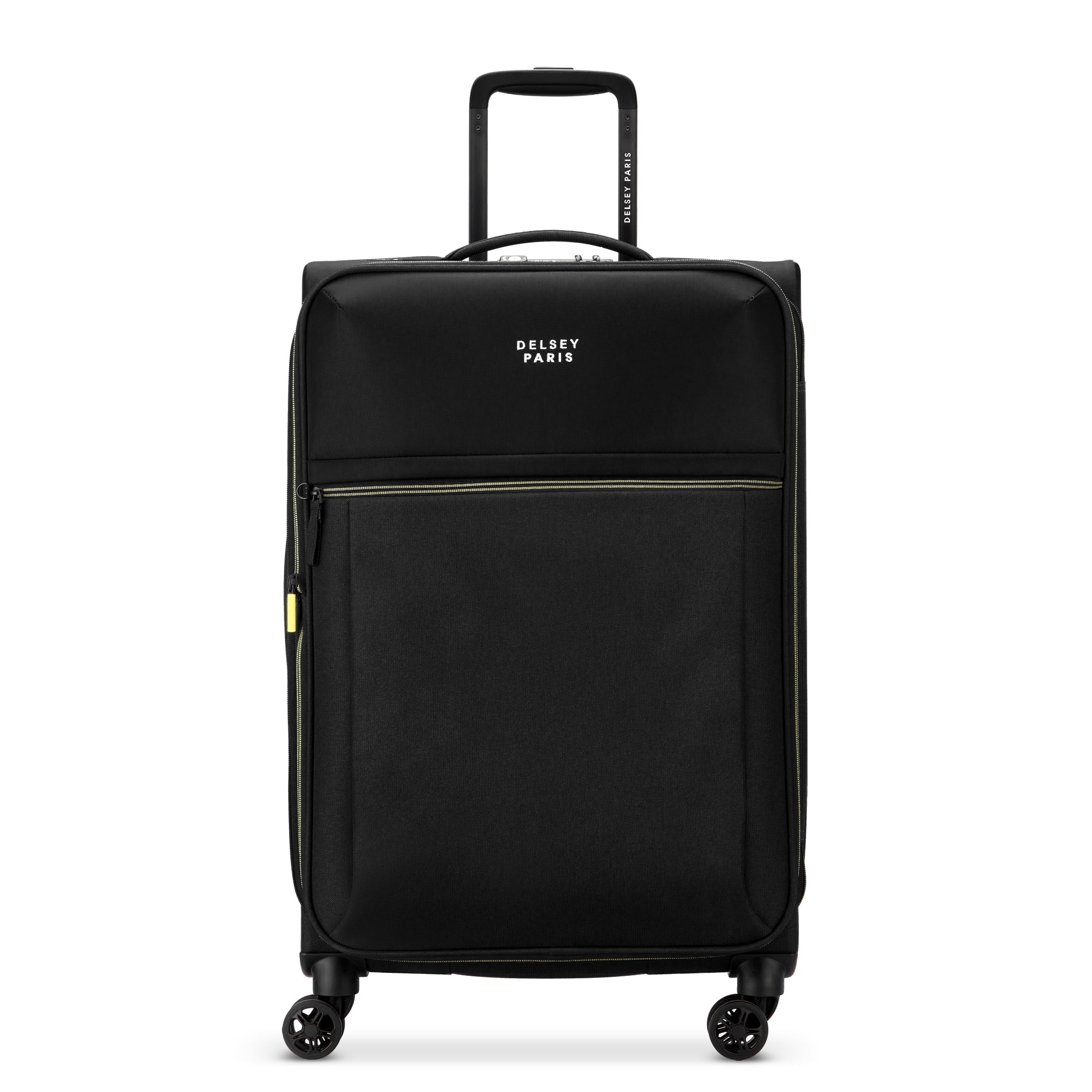 BROCHANT 3 | 27-Inch Expandable Check-In Suitcase, Deep black