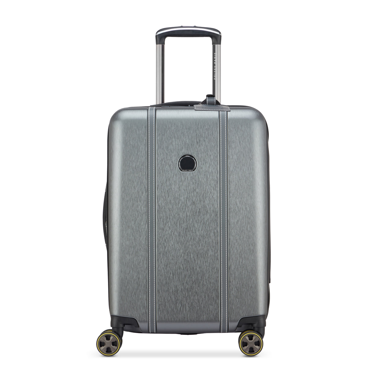 CADENCE | 23-Inch Expandable Carry-On Suitcase, Silver
