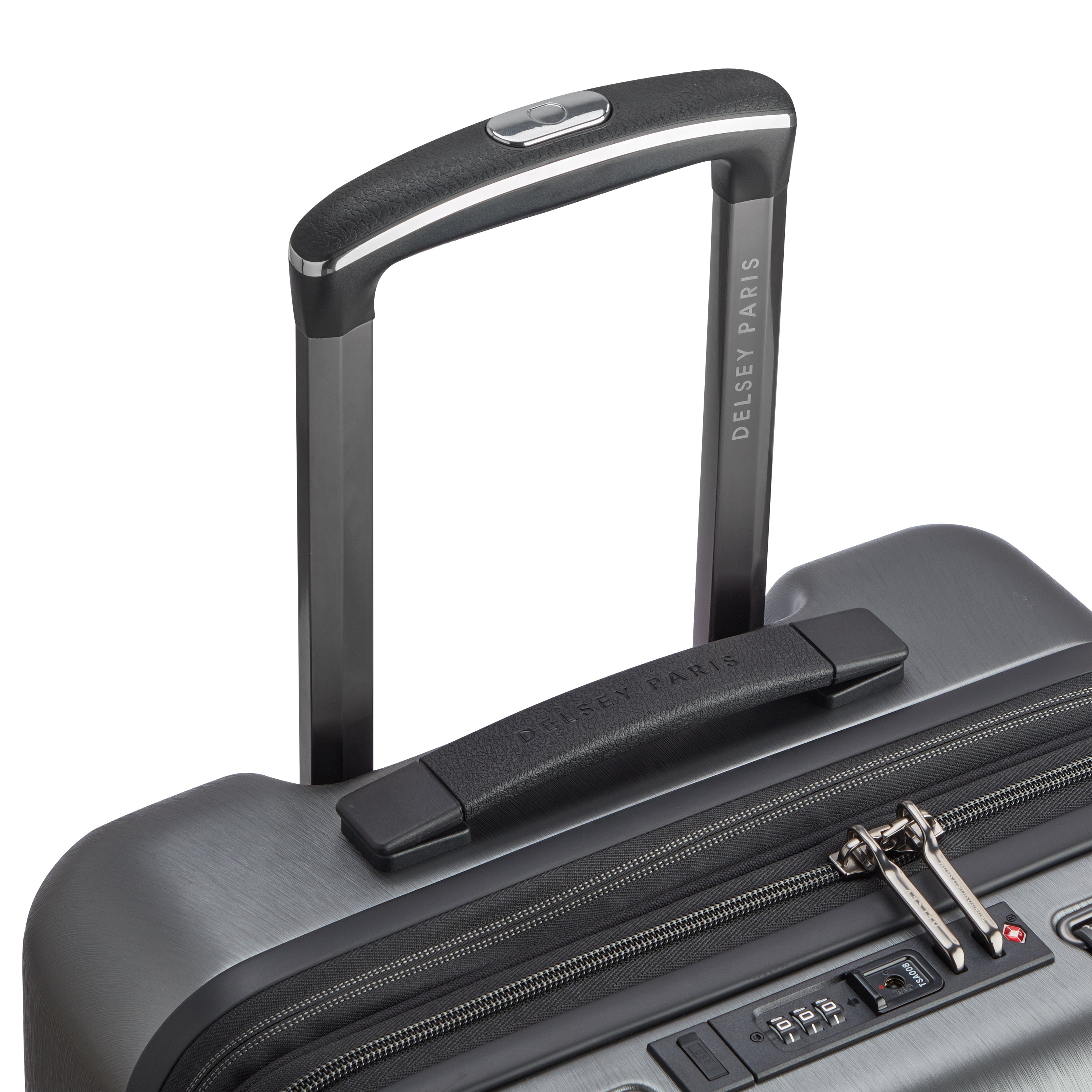 CADENCE | 23-Inch Expandable Carry-On Suitcase, Silver