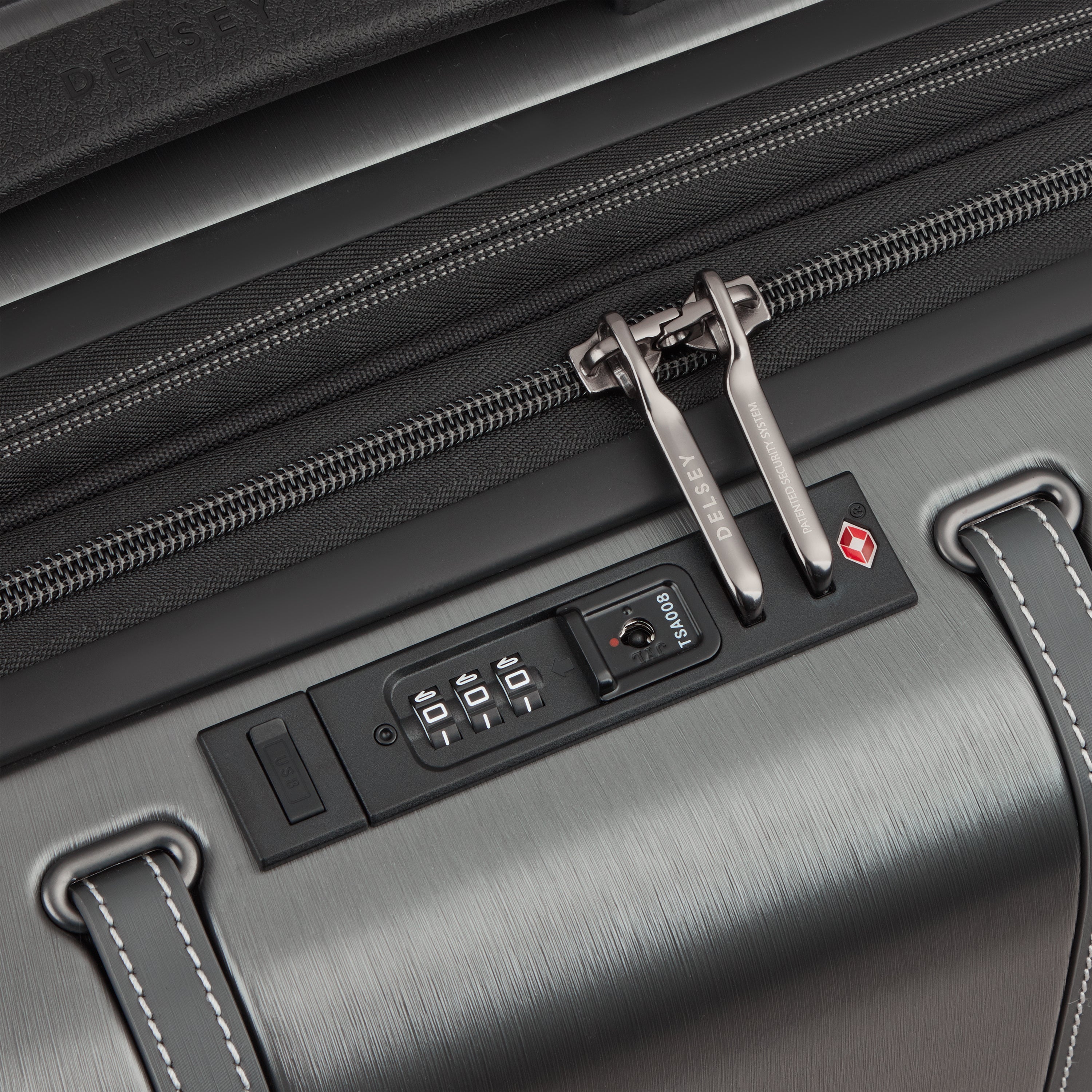 CADENCE | 23-Inch Expandable Carry-On Suitcase, Silver