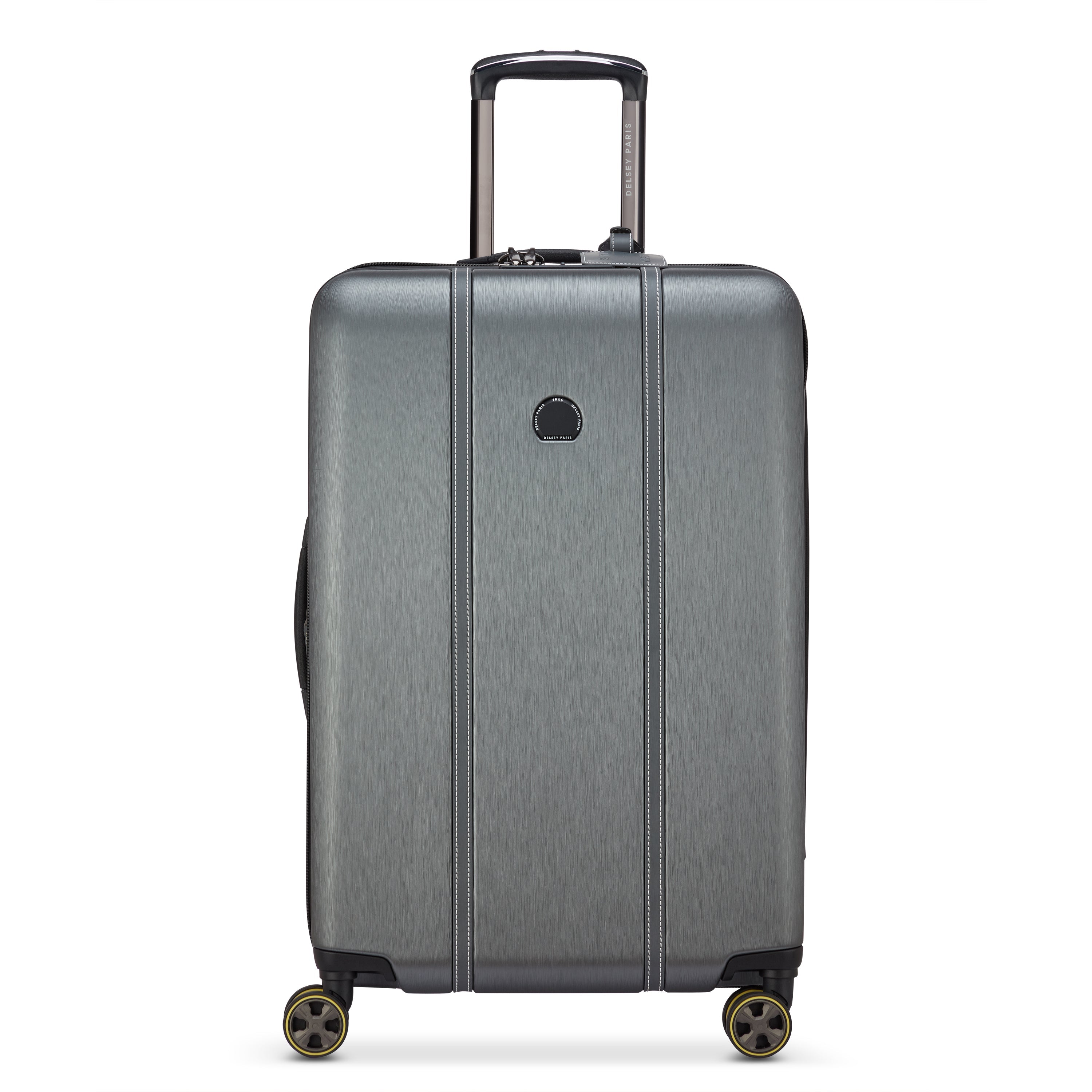 CADENCE | 27-Inch Expandable Check-In Suitcase, Silver