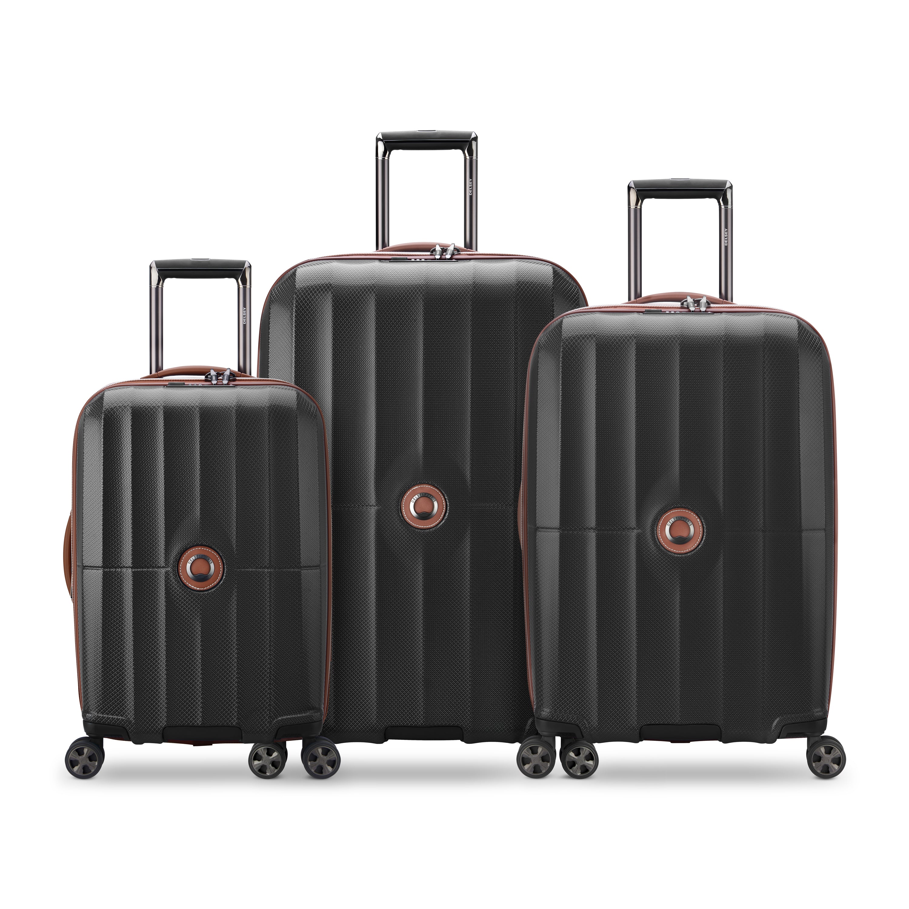 CARROUSEL| Set de 3 Bagages NOIR