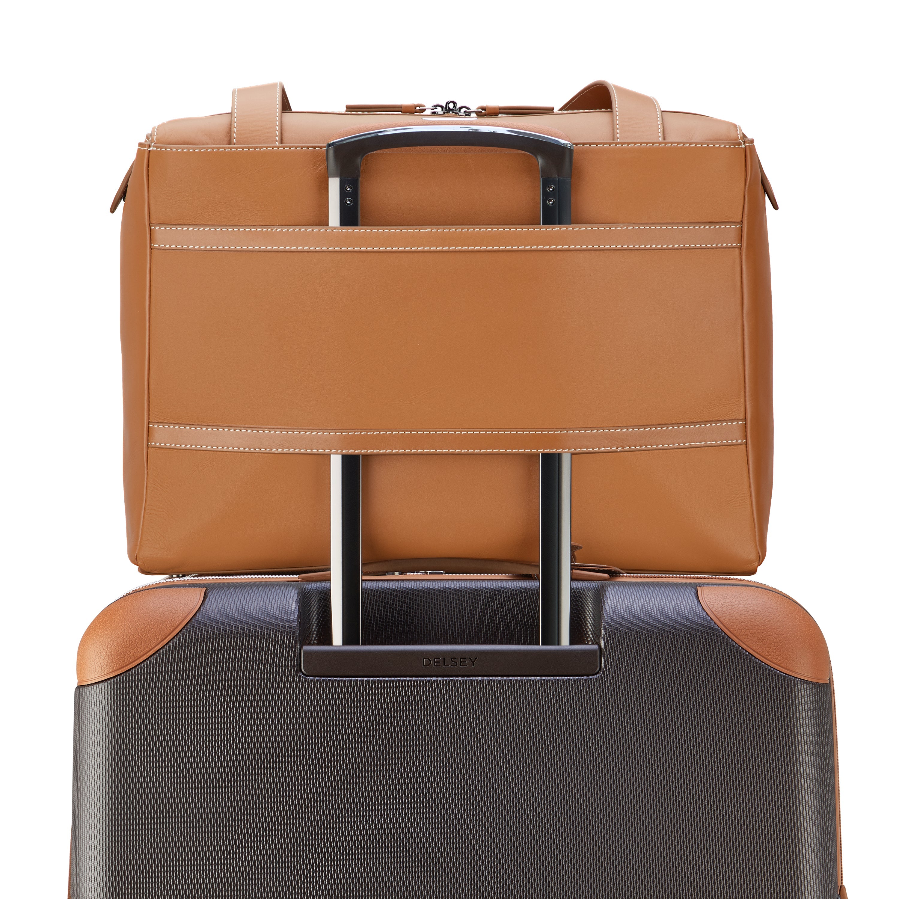 CHATELET AIR 2.0 |  Leather Tote Bag, Cognac