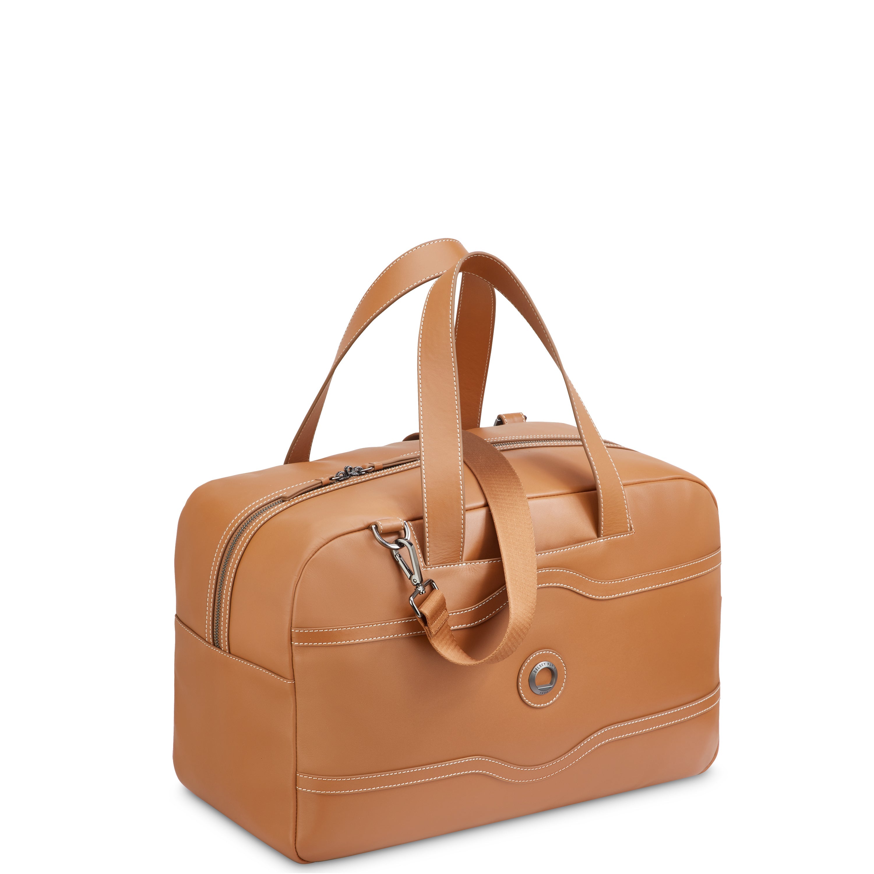 CHATELET AIR 2.0 |  Leather Duffel Bag, Cognac