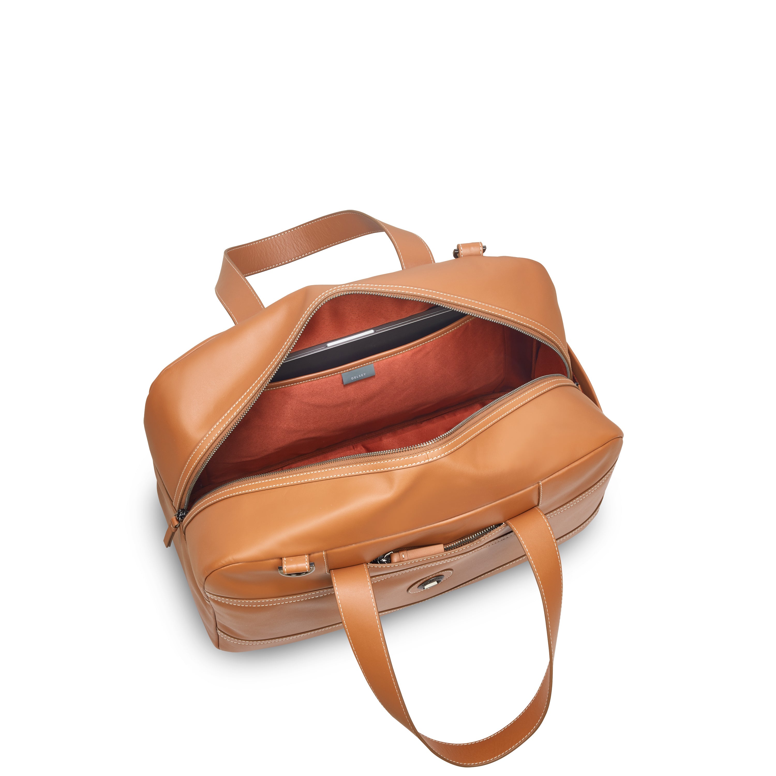 CHATELET AIR 2.0 |  Leather Duffel Bag, Cognac