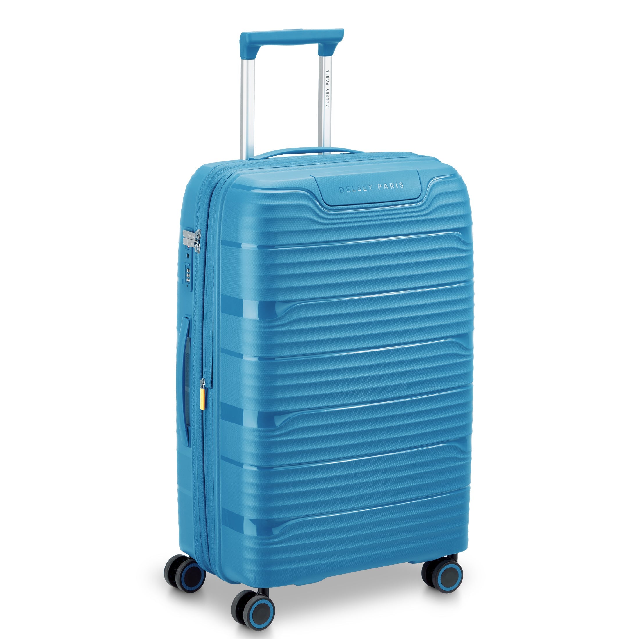 DUNE | 27-Inch Expandable Check-In Suitcase, Teal blue