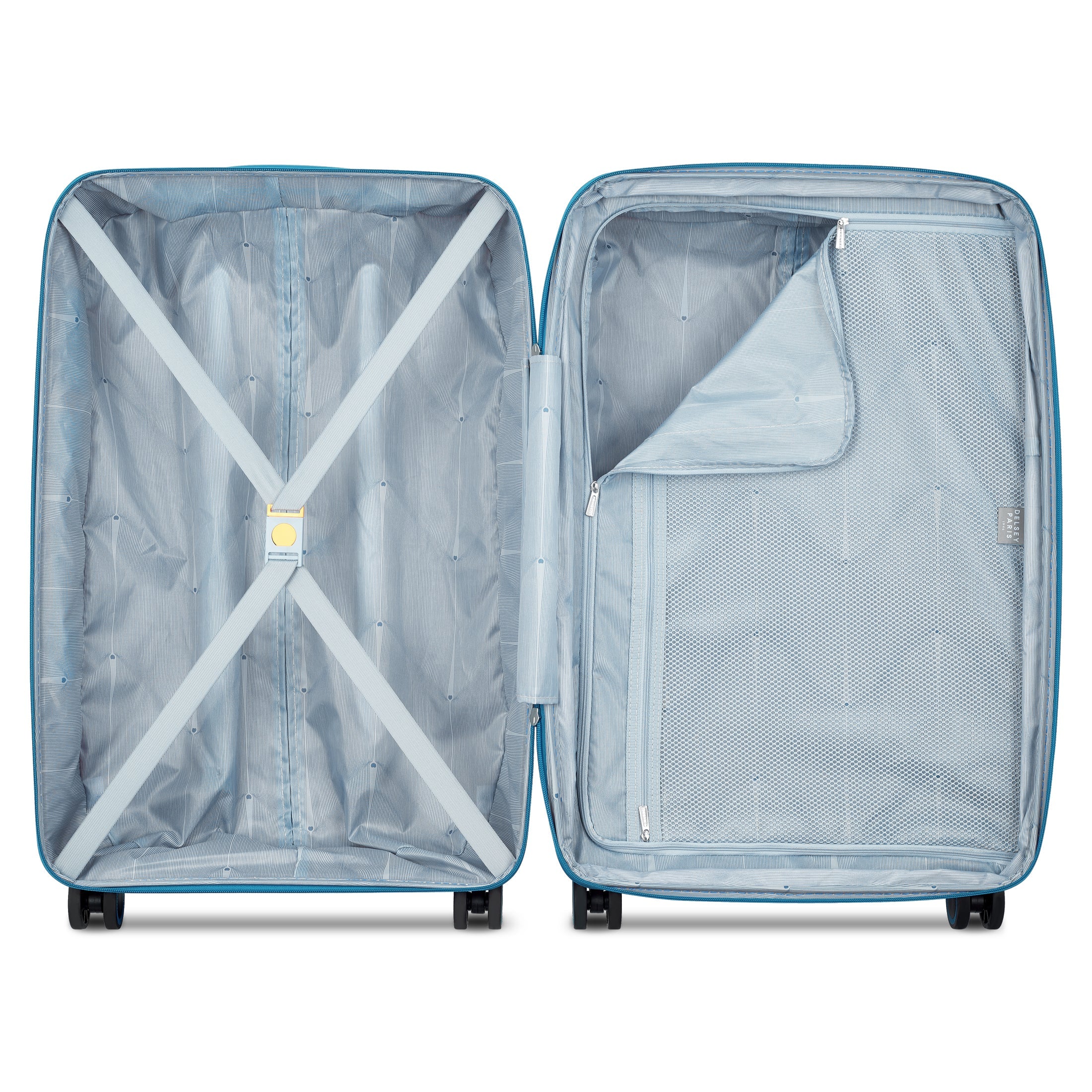 DUNE | 27-Inch Expandable Check-In Suitcase, Teal blue