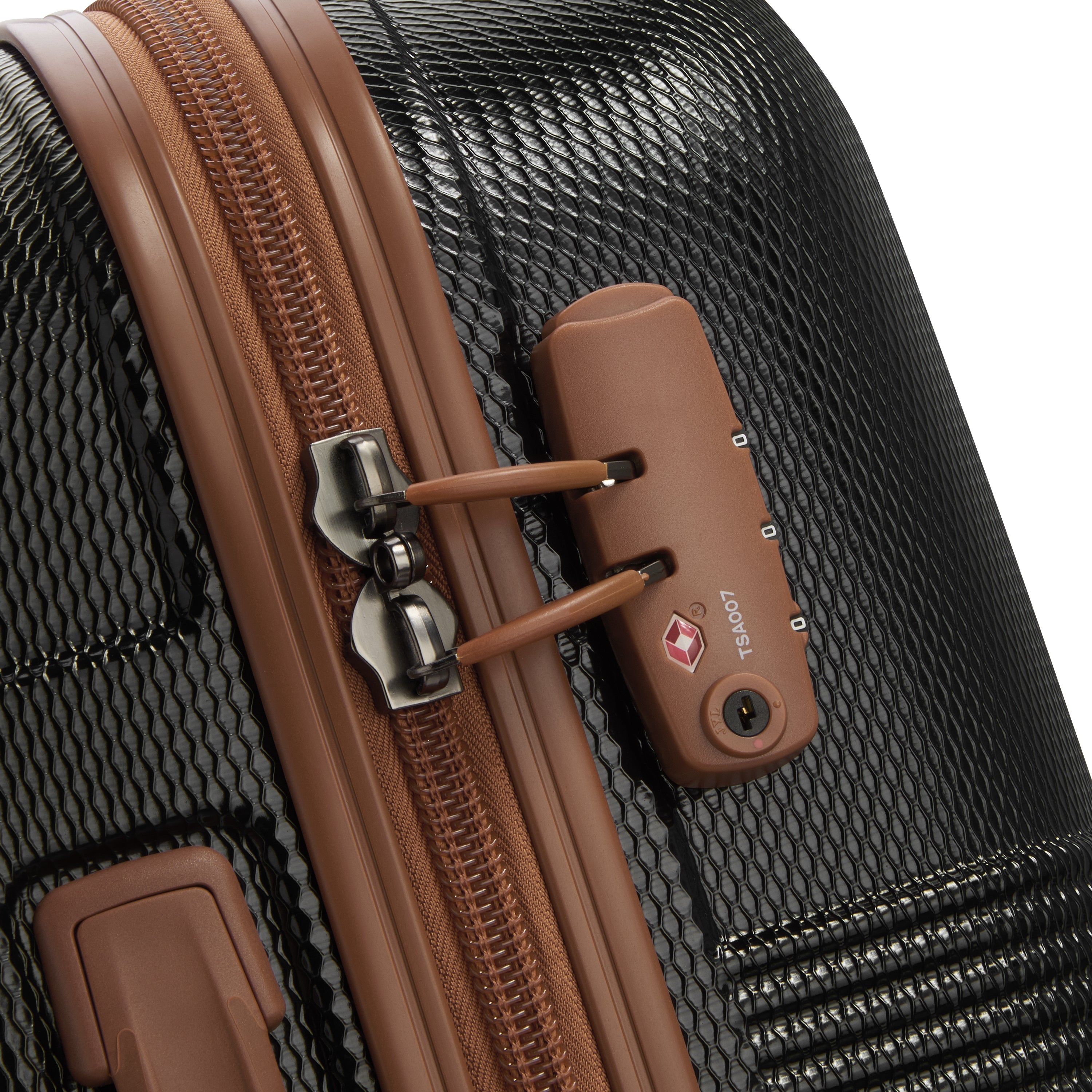 FLANERIE SE | 21-Inch Carry-On Suitcase, Black brown