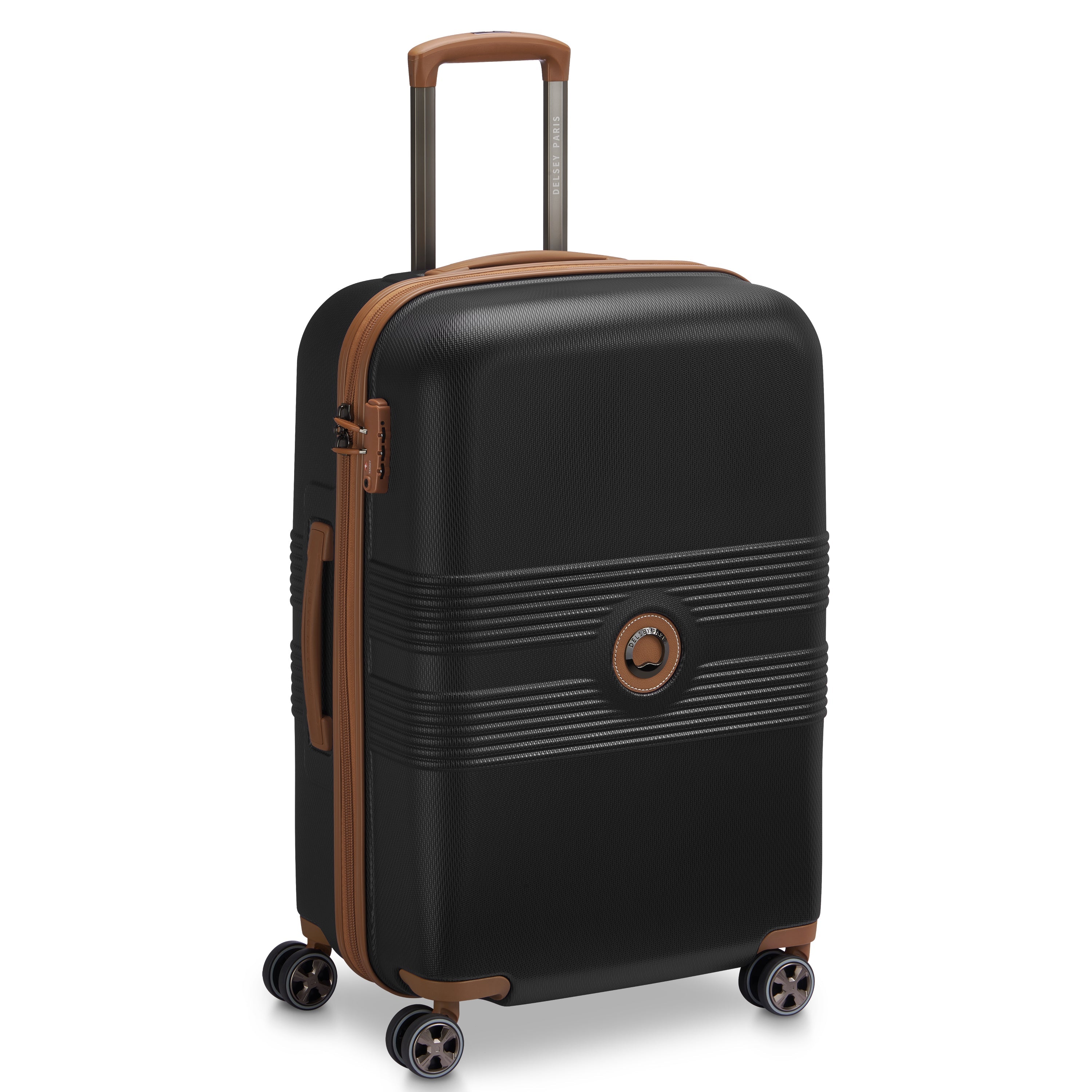FLANERIE SE | 26-Inch Check-In Suitcase, Black brown