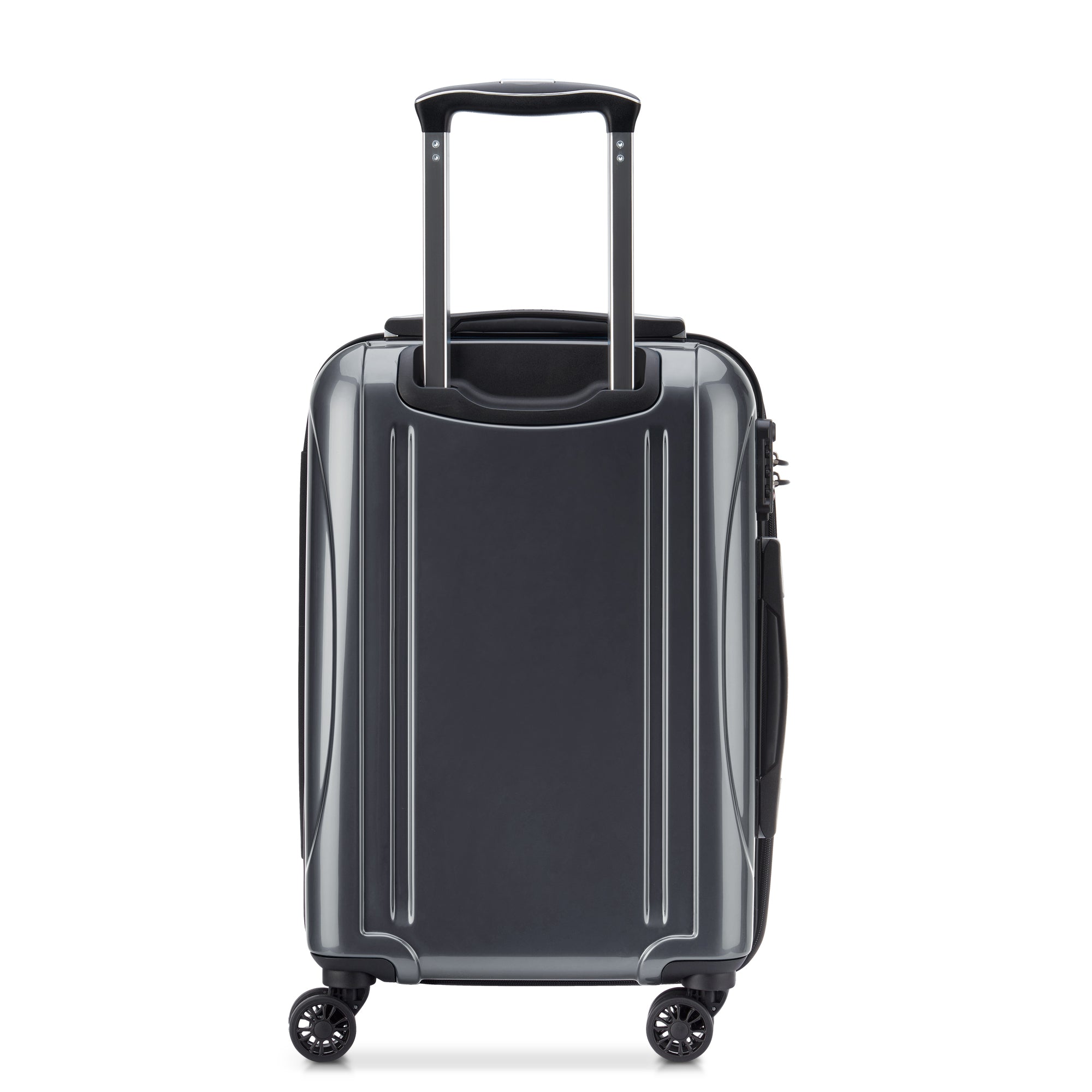 HELIUM AERO | 21-Inch Front Pocket Expandable Carry-On Suitcase, Steel grey