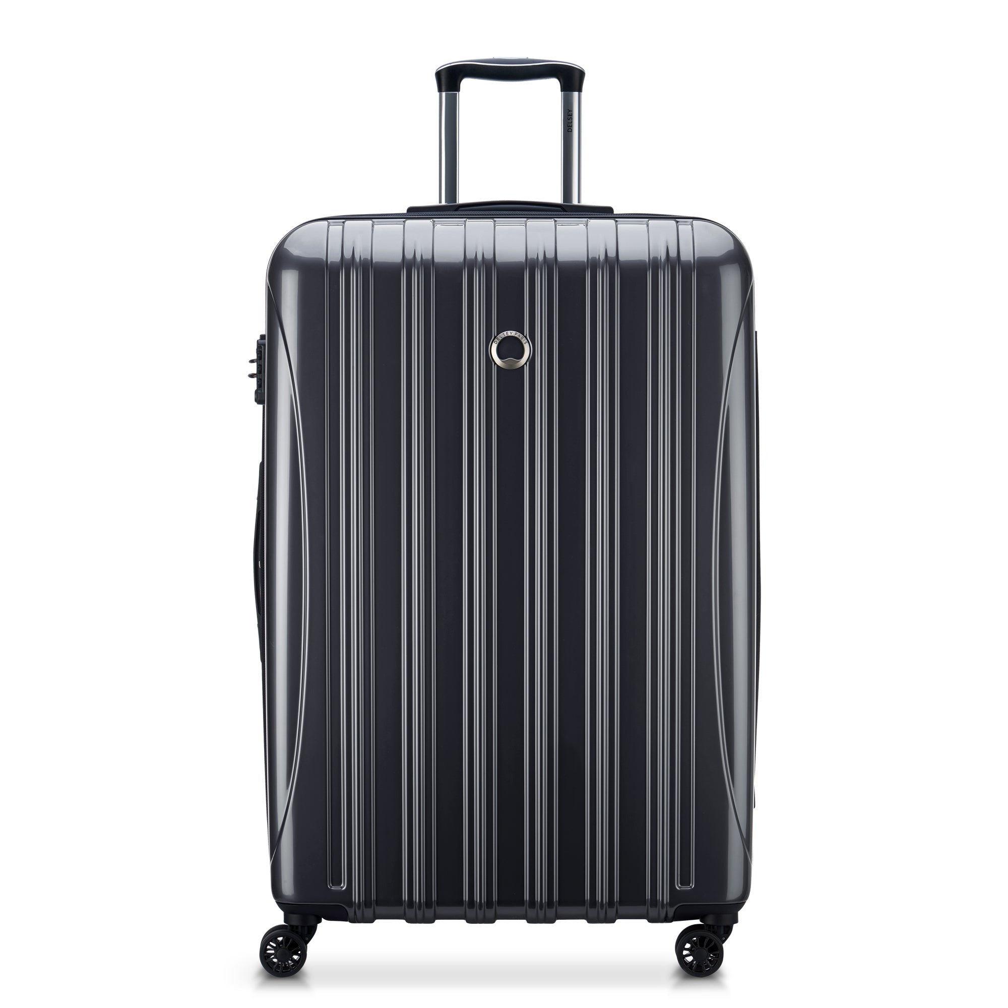 HELIUM AERO |  32-Inch Expandable Check-In Suitcase, Steel grey