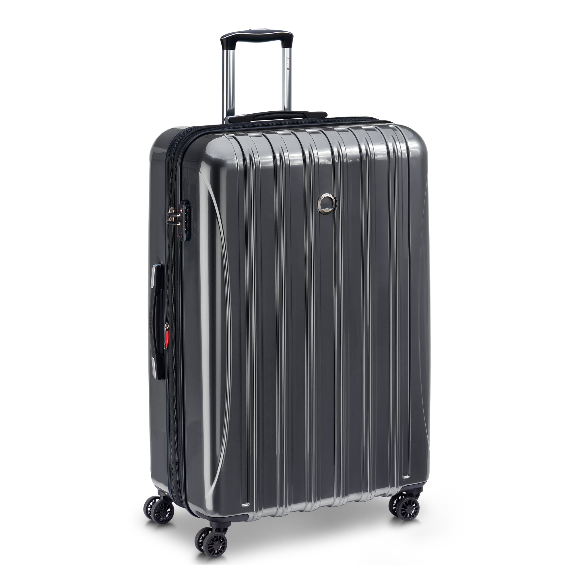 HELIUM AERO |  32-Inch Expandable Check-In Suitcase, Steel grey