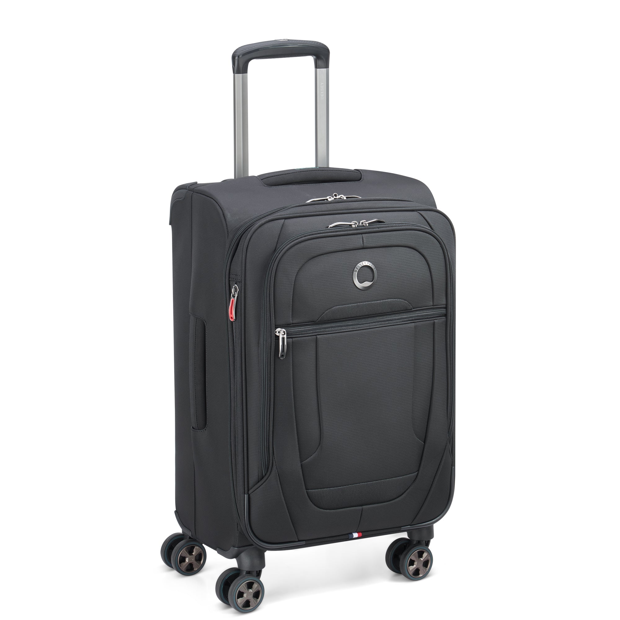 HELIUM DLX | 24-Inch Expandable Carry-On Suitcase, Black